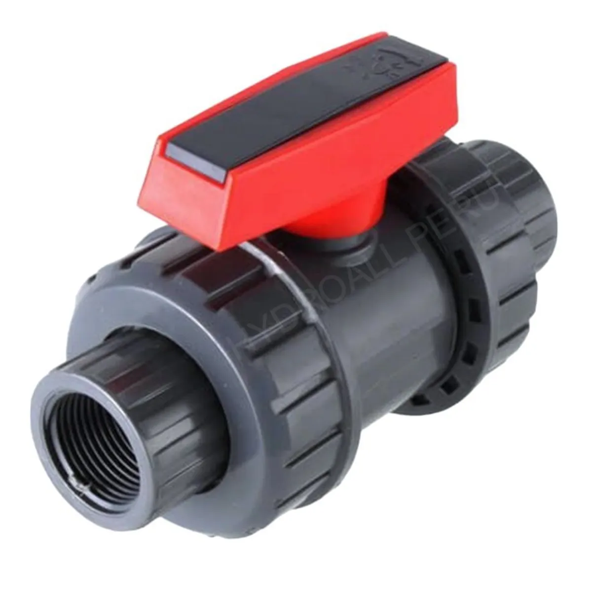 ERA - Valvula Bola Doble Universal PVC 3"  C/ROSCA NPT - Hydroall Peru