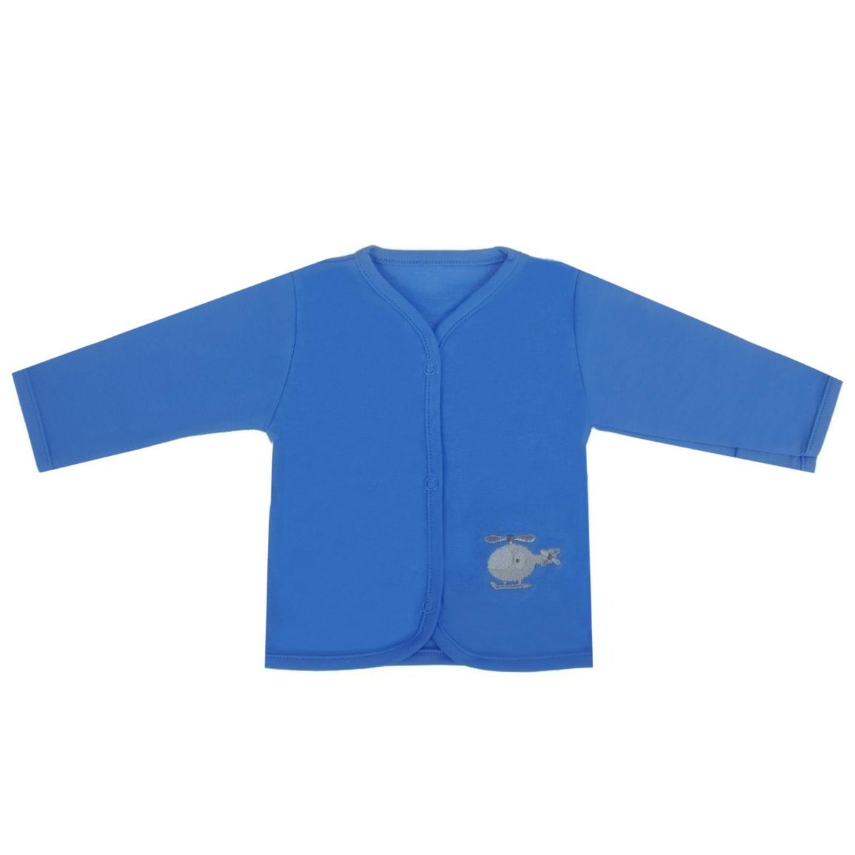 GENERICO - Ajuar - Set de 3 piezas Algodon - Helicóptero - Azulino