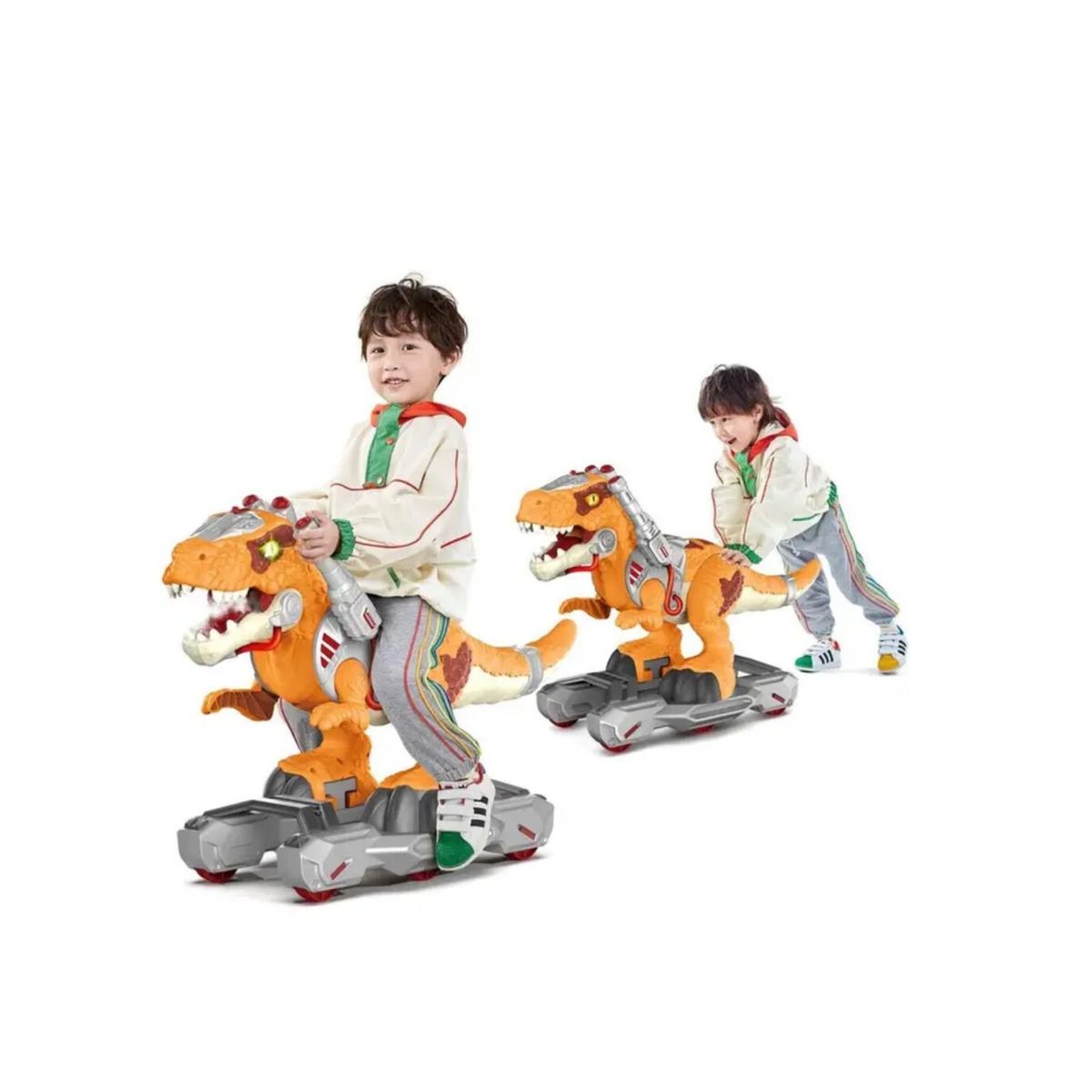 GENERICO - Scooter DinoRex Bota humo Sonidos y Luces en los ojos