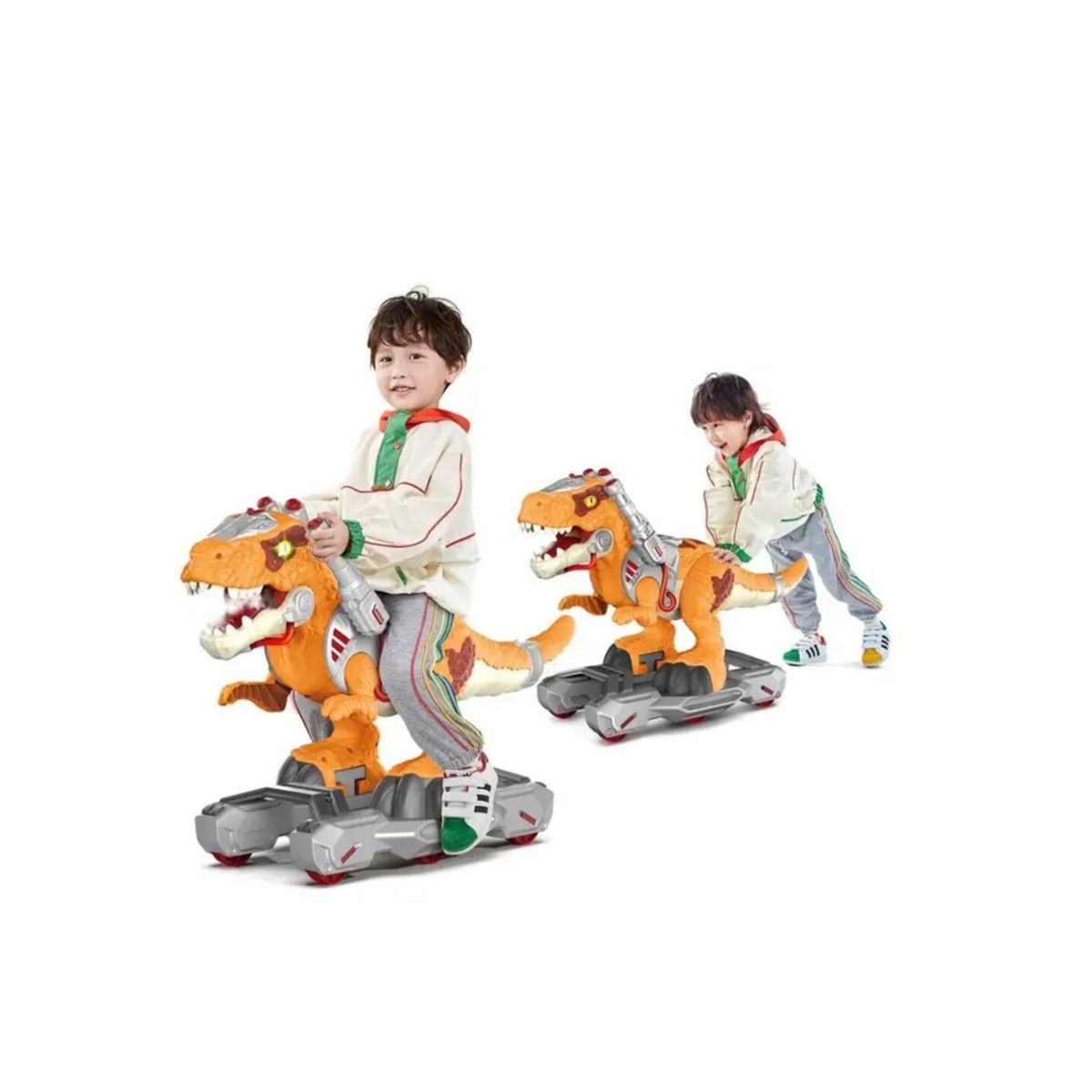 GENERICO - Scooter DinoRex Bota humo Sonidos y Luces en los ojos