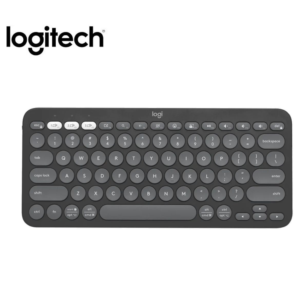 LOGITECH - Teclado Logitech Pebble 2 K380s Bluetooth/ Sp Graphite