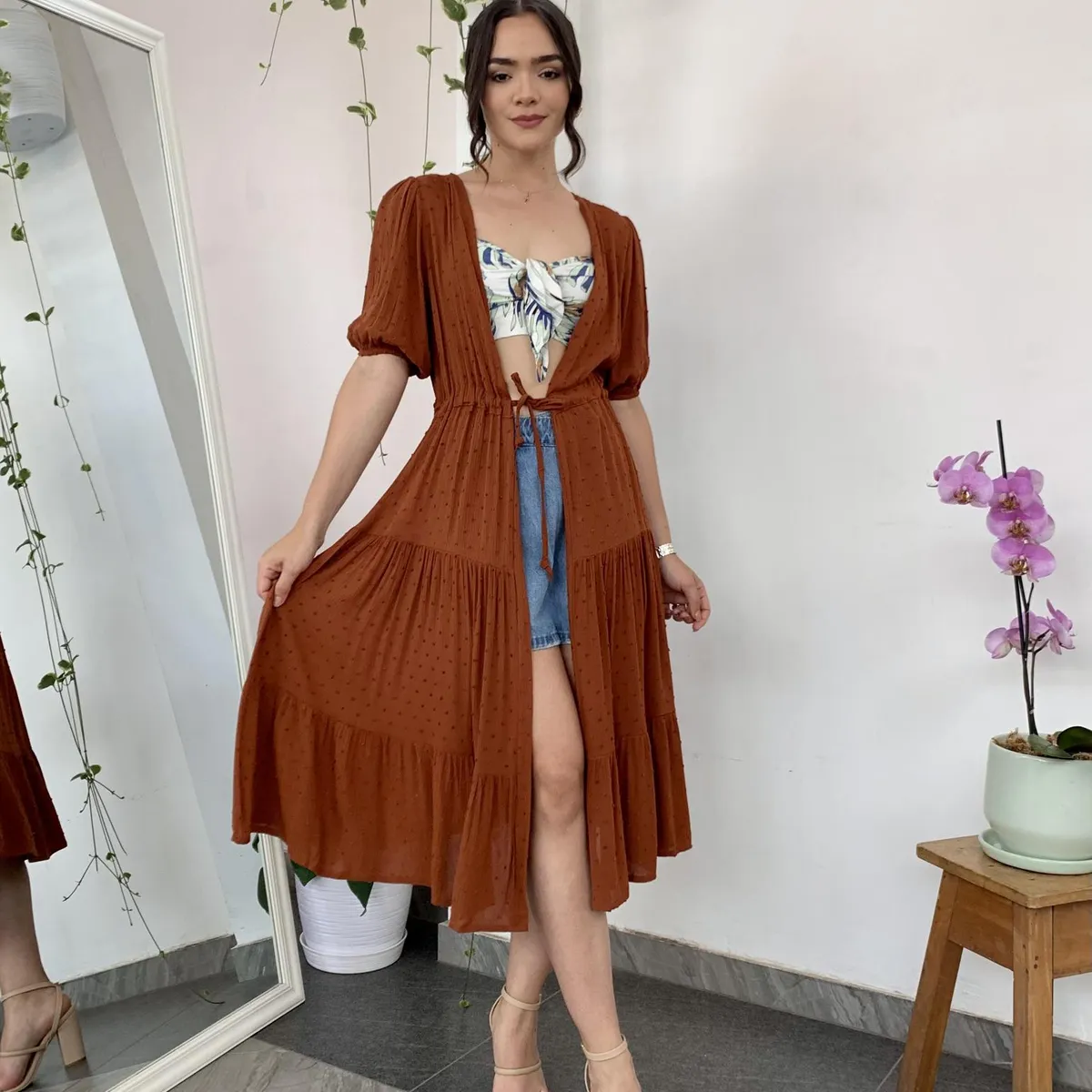 ALLEZ COLLECTION - Capa Vestido para mujer