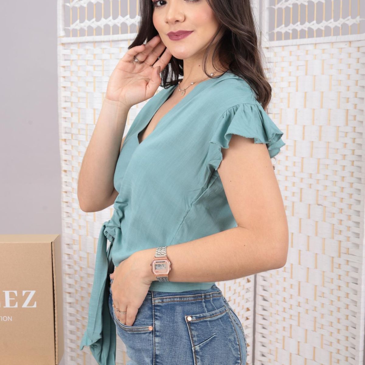 ALLEZ COLLECTION - Blusa para mujer Emma