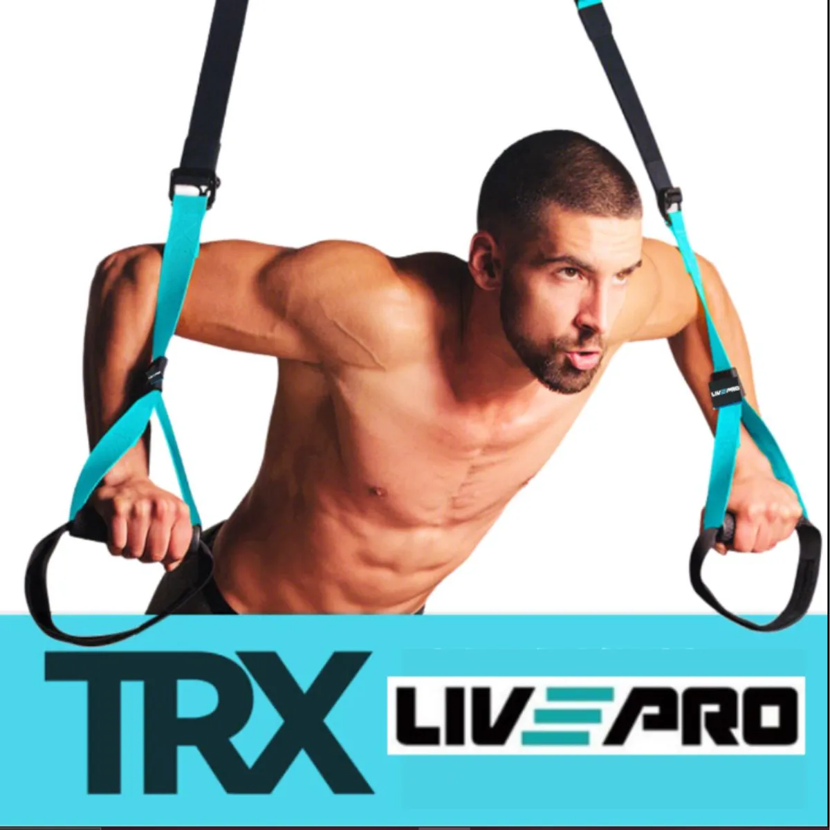 LIVEUP - TRX Livepro® Bandas de Suspensión Celeste