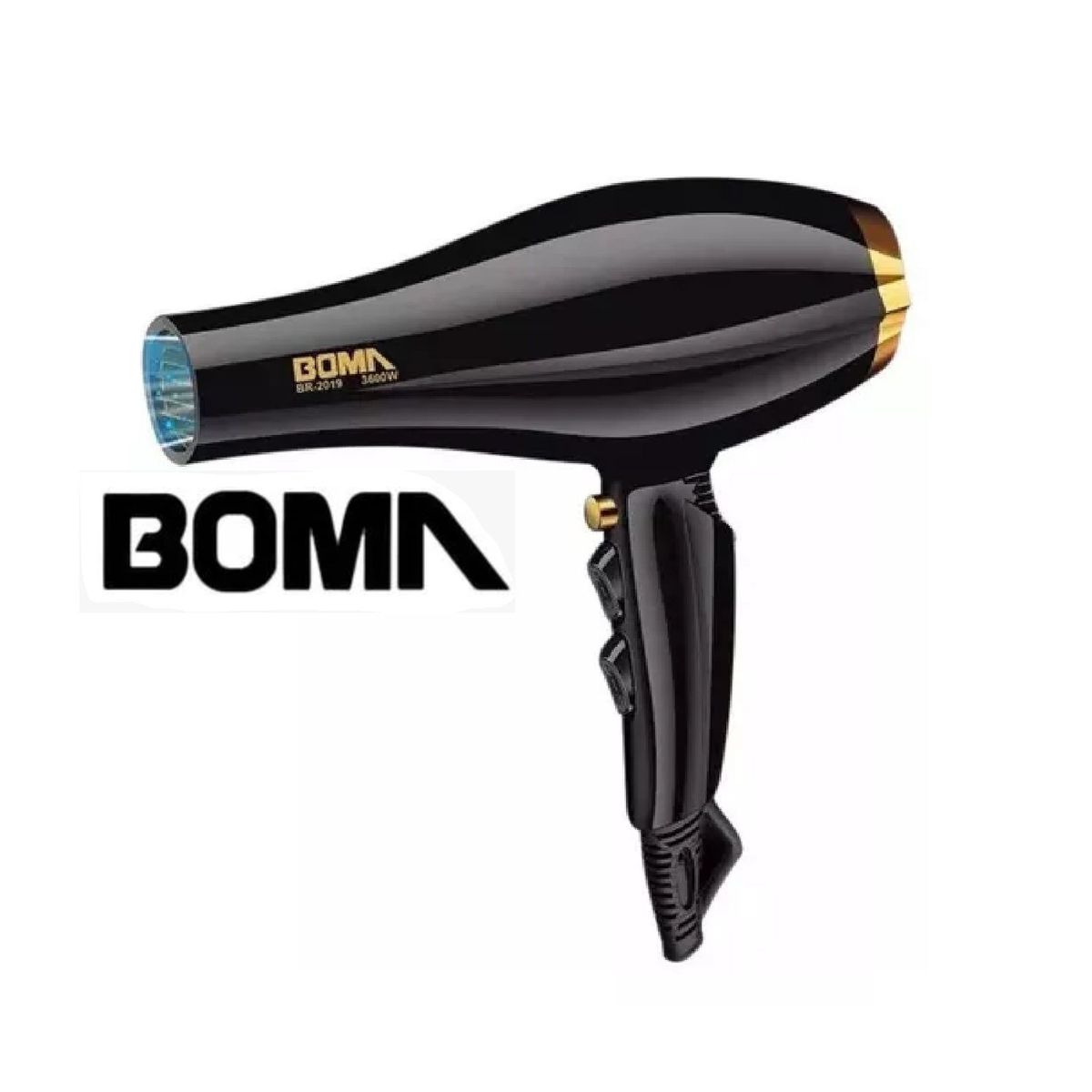 GENERICO - Secador De Pelo Profesional 2200w BOMA