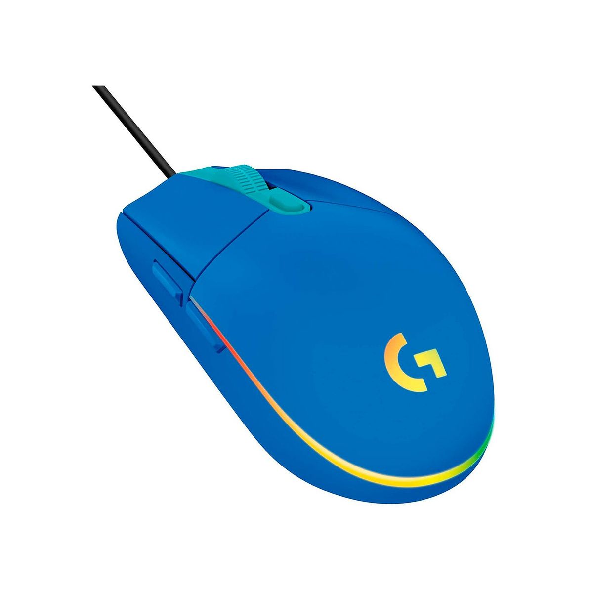 LOGITECH - Mouse Logitech G203 Lightsync Optical 800 Dpi Rgb Azul