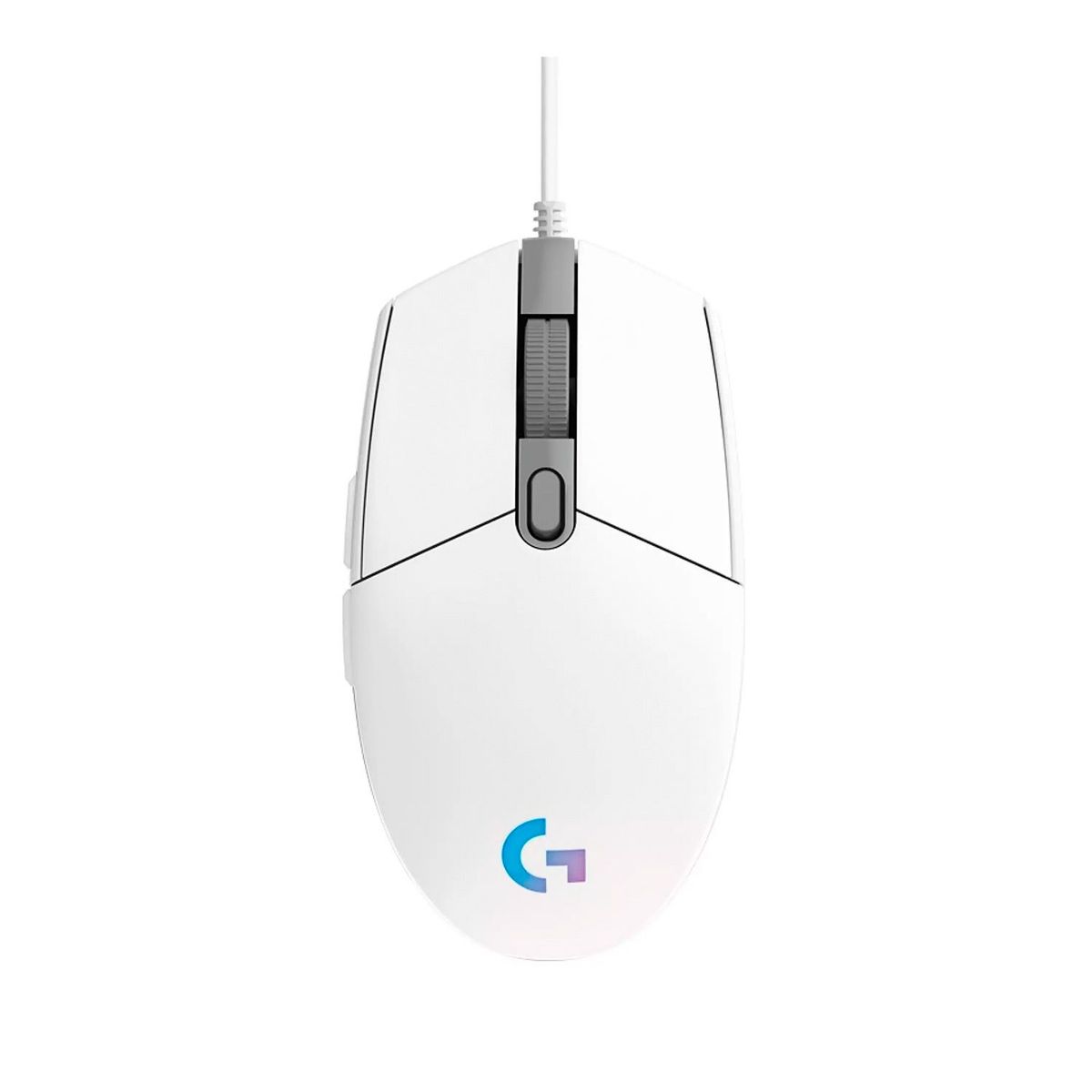 LOGITECH - Mouse Gamer Logitech G203 Lightsync Optical 8000 Dpi Rgb White