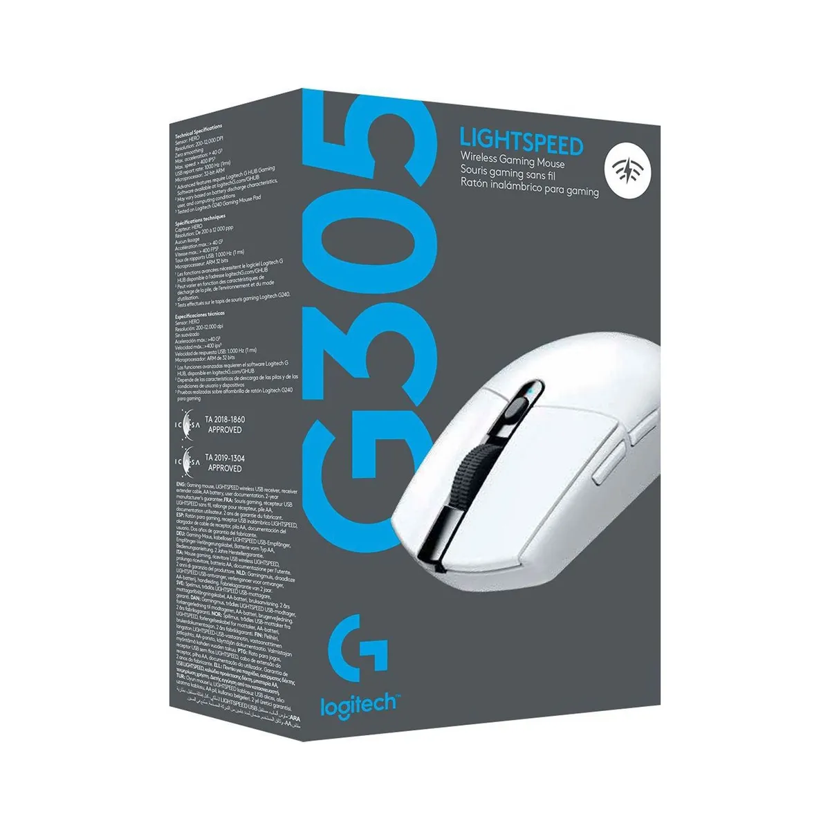 LOGITECH - Mouse Gamer Logitech G305 Lightspeed Wireless White