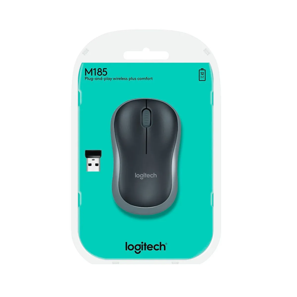 LOGITECH - Mouse Logitech M185 Inalambrico Grey