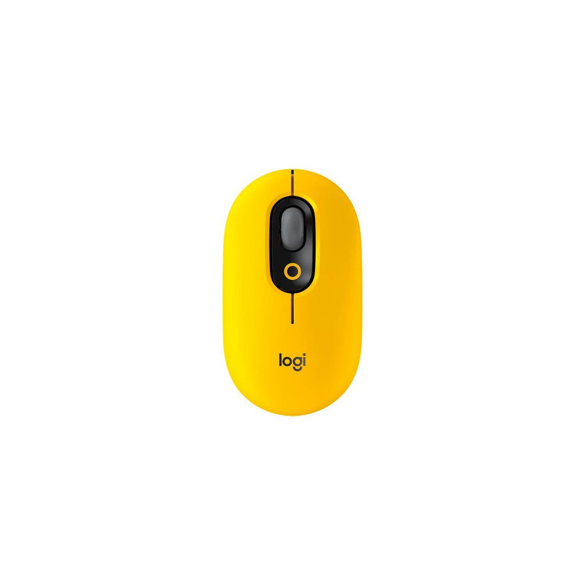 LOGITECH - Mouse Logitech Pop Bluetooth Black Yellow