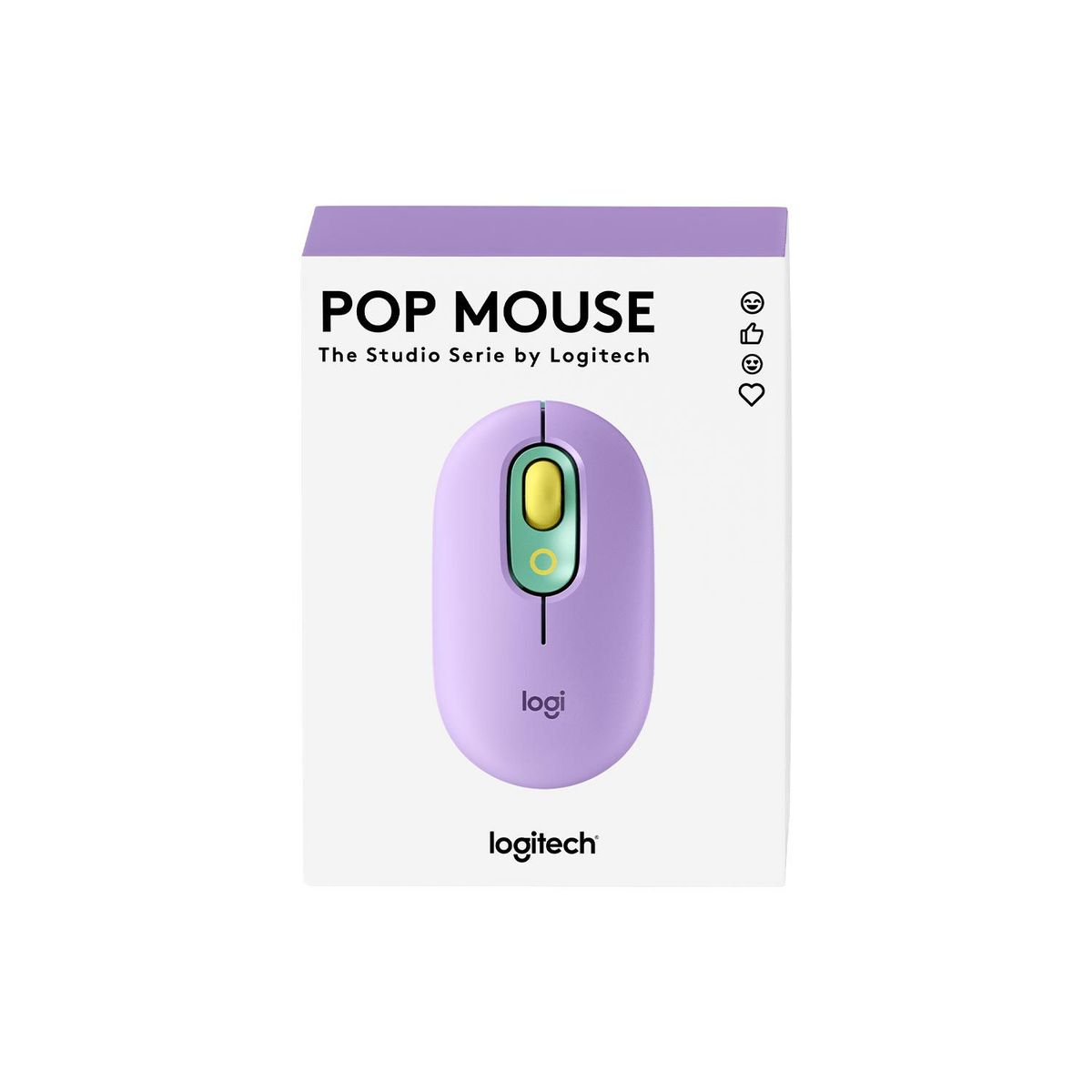 LOGITECH - Mouse Logitech Pop Bluetooth Fresh Vibes LilabGreen