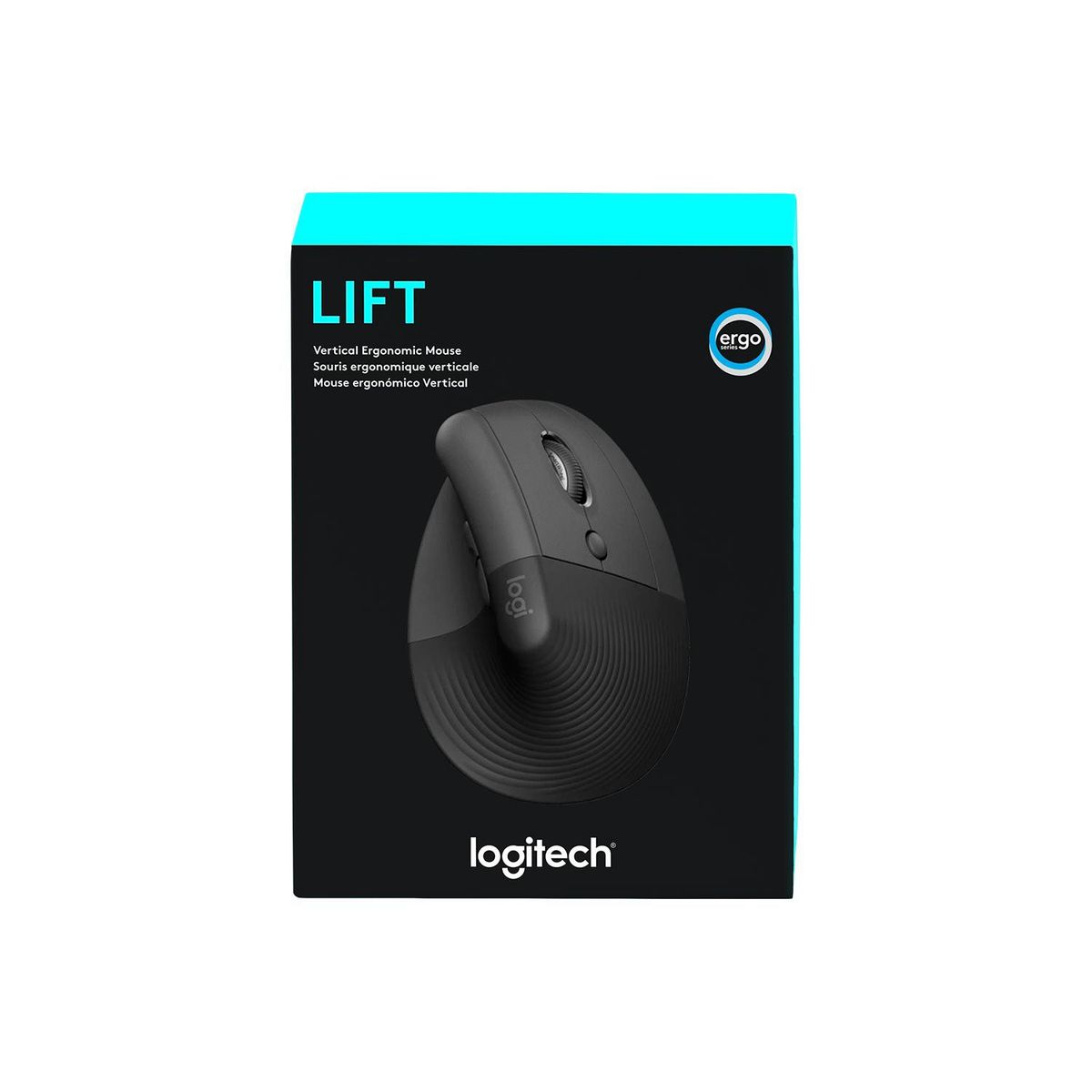 LOGITECH - Mouse Gamer Logitech Lift Vertical Wireless Ergonomic Bt Black