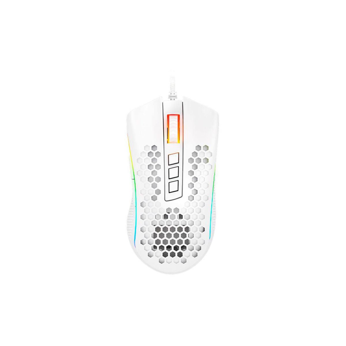 REDRAGON - Mouse Gamer Redragon Storm Elite M988 Rgb White