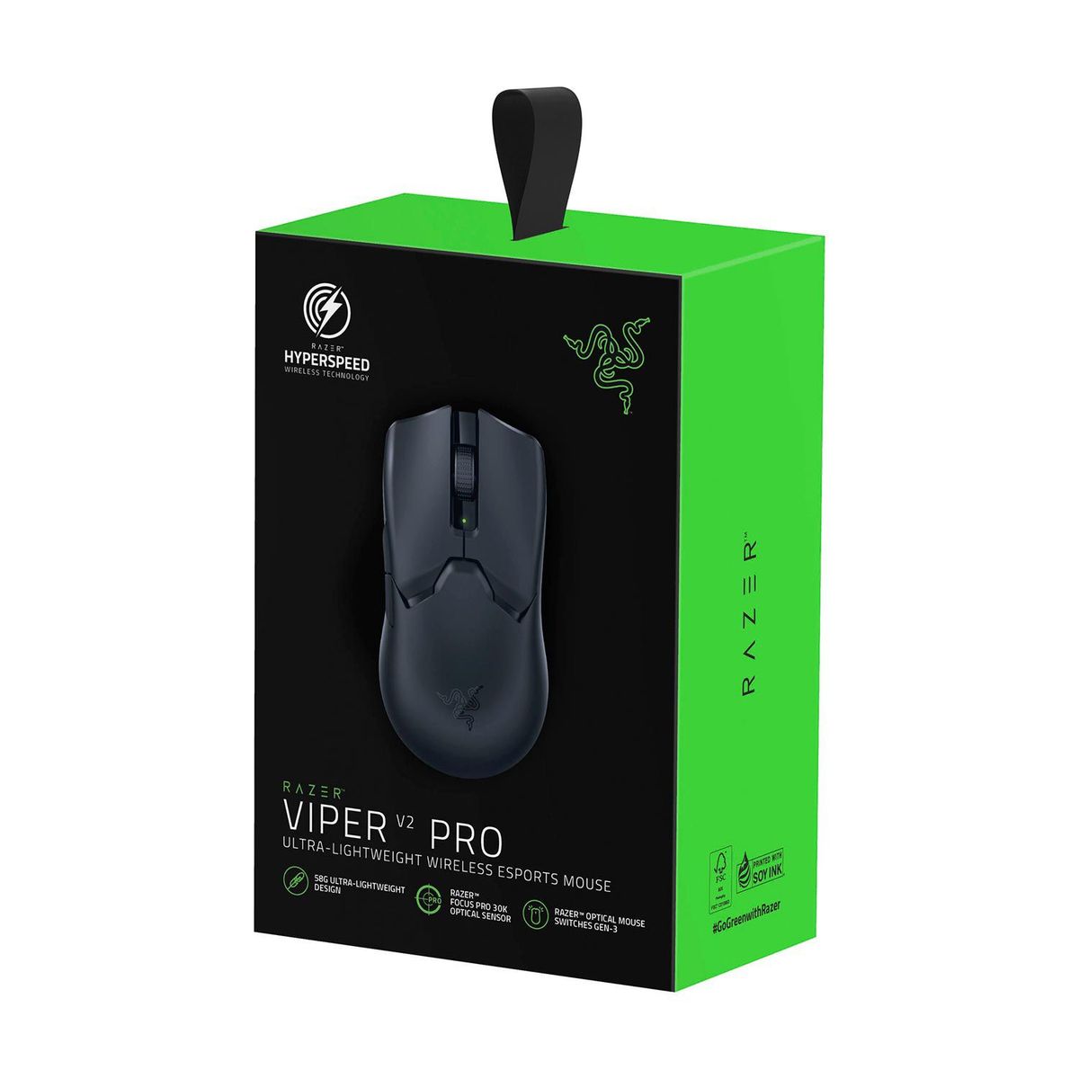 RAZER - Mouse Gamer Razer Hyperspeed Viper V2 Pro Wireless Black
