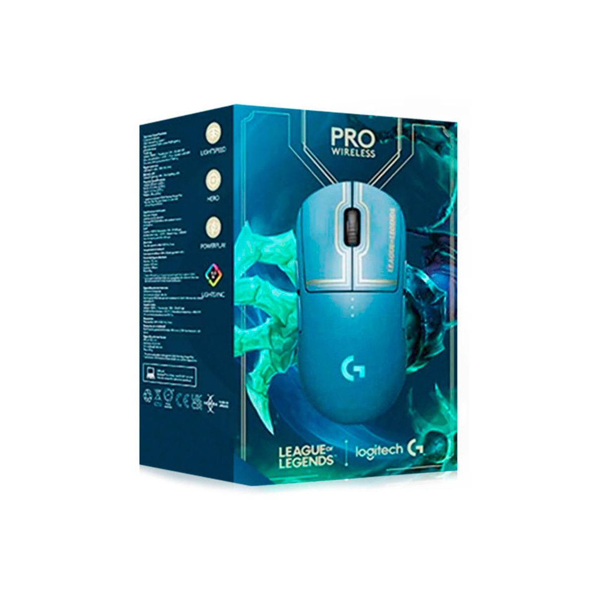 LOGITECH - Mouse Gamer Logitech Pro Lightspeed Lol 2 Wireless Hero 25K