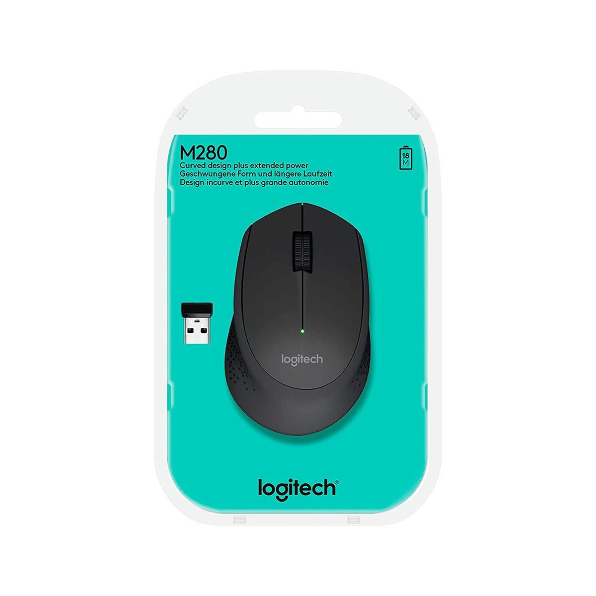 LOGITECH - Mouse Logitech M280 Wireless Black