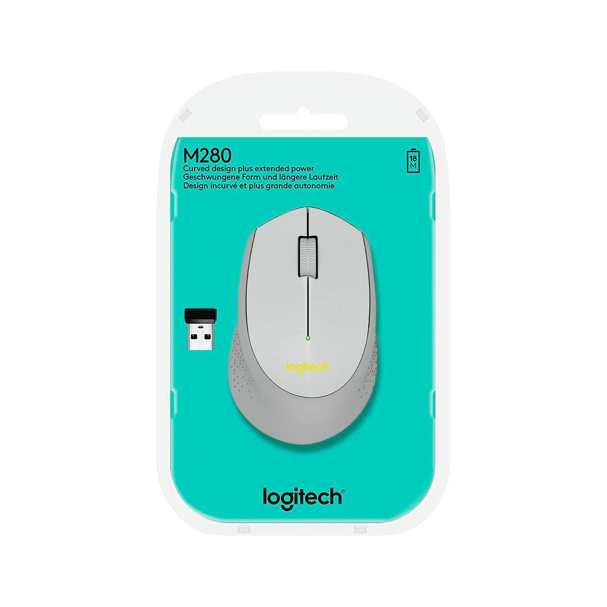 LOGITECH - Mouse Logitech M280 Wireless Grey