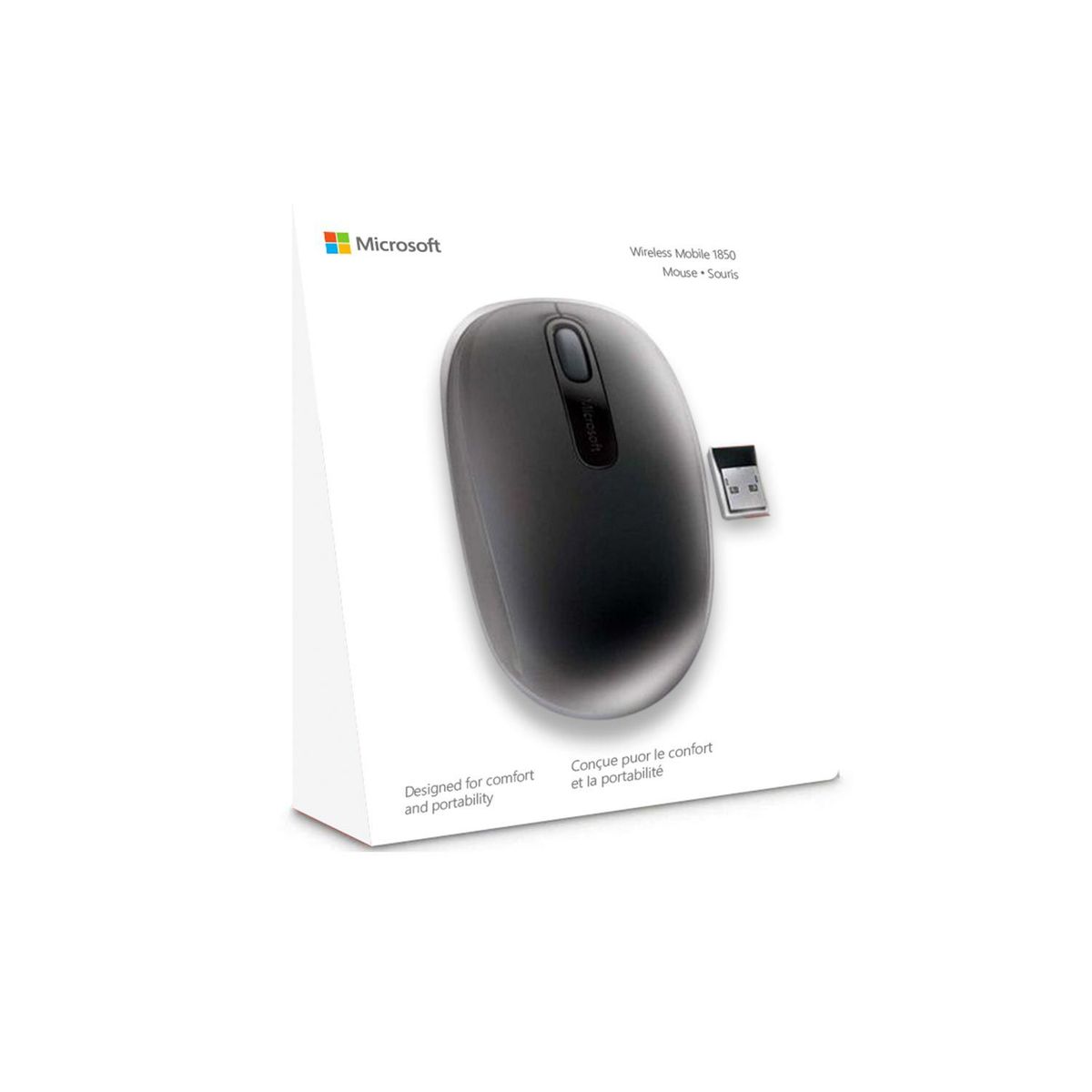 MICROSOFT - Mouse Microsoft Wireless Mobile 1850 Black