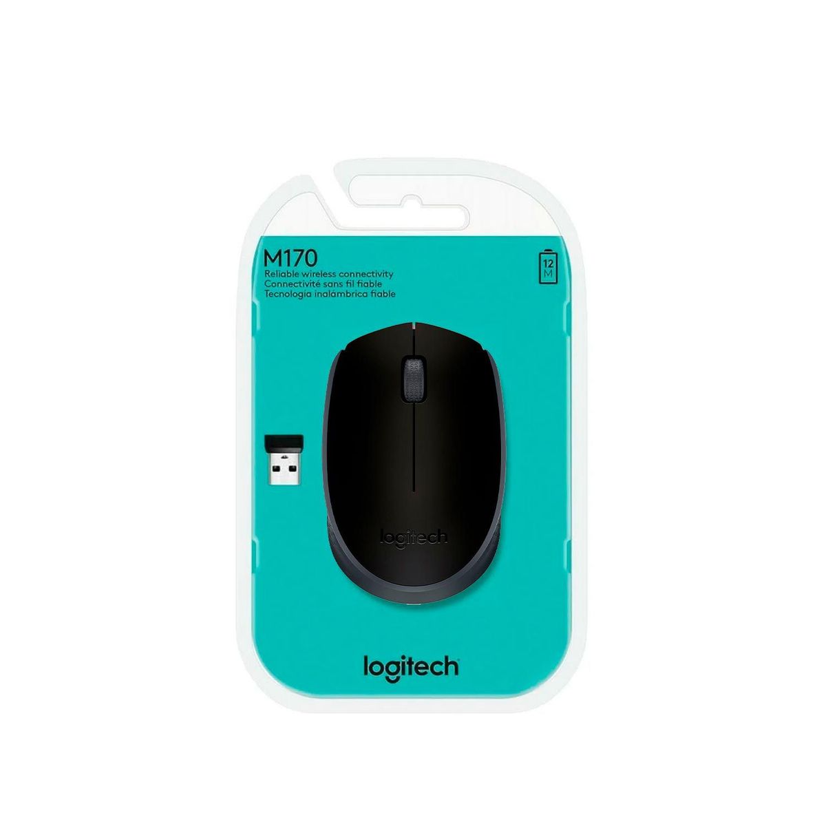 LOGITECH - Mouse Logitech M170 Wireless Black