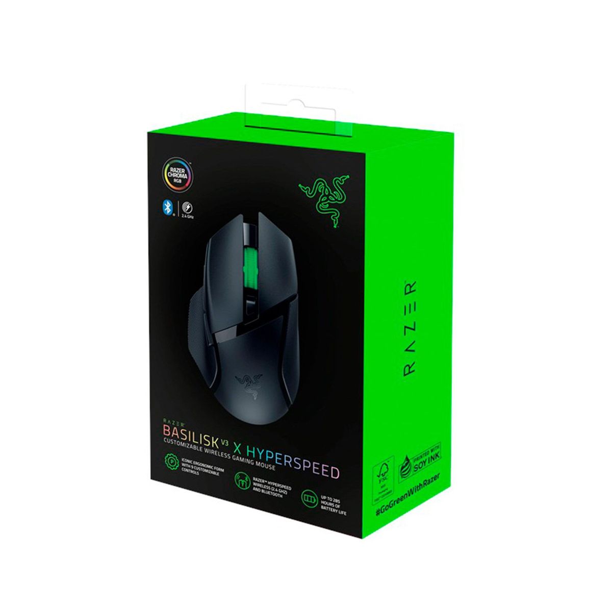 RAZER - Mouse Razer Basilisk V3 X Hyperspeed Wireless Chroma-Black
