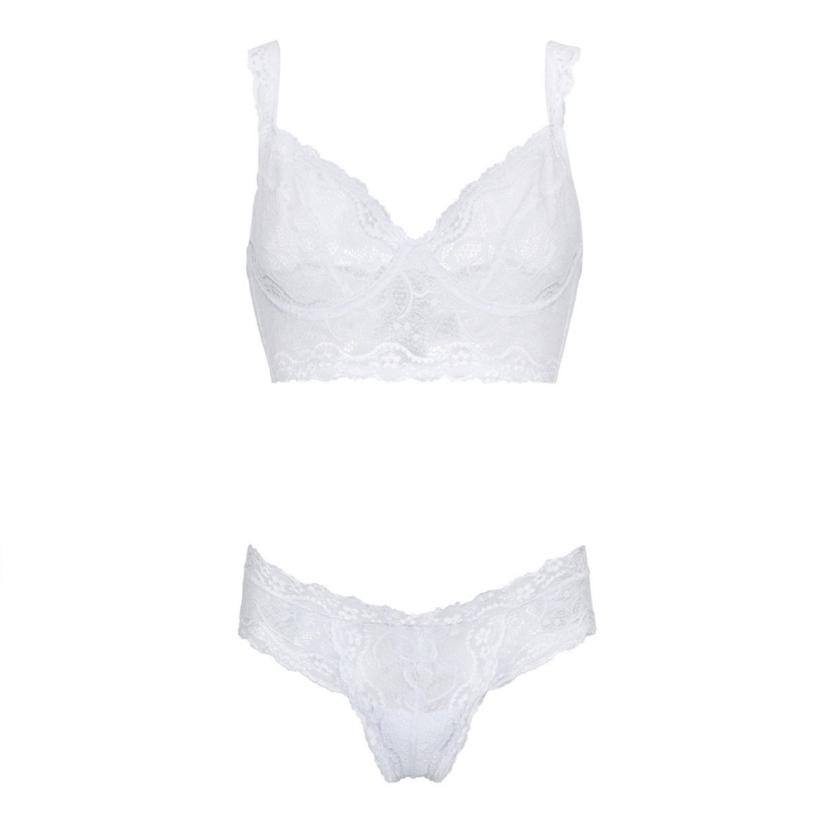 GENERICO - Brasier bustier Atria de encaje para mujer