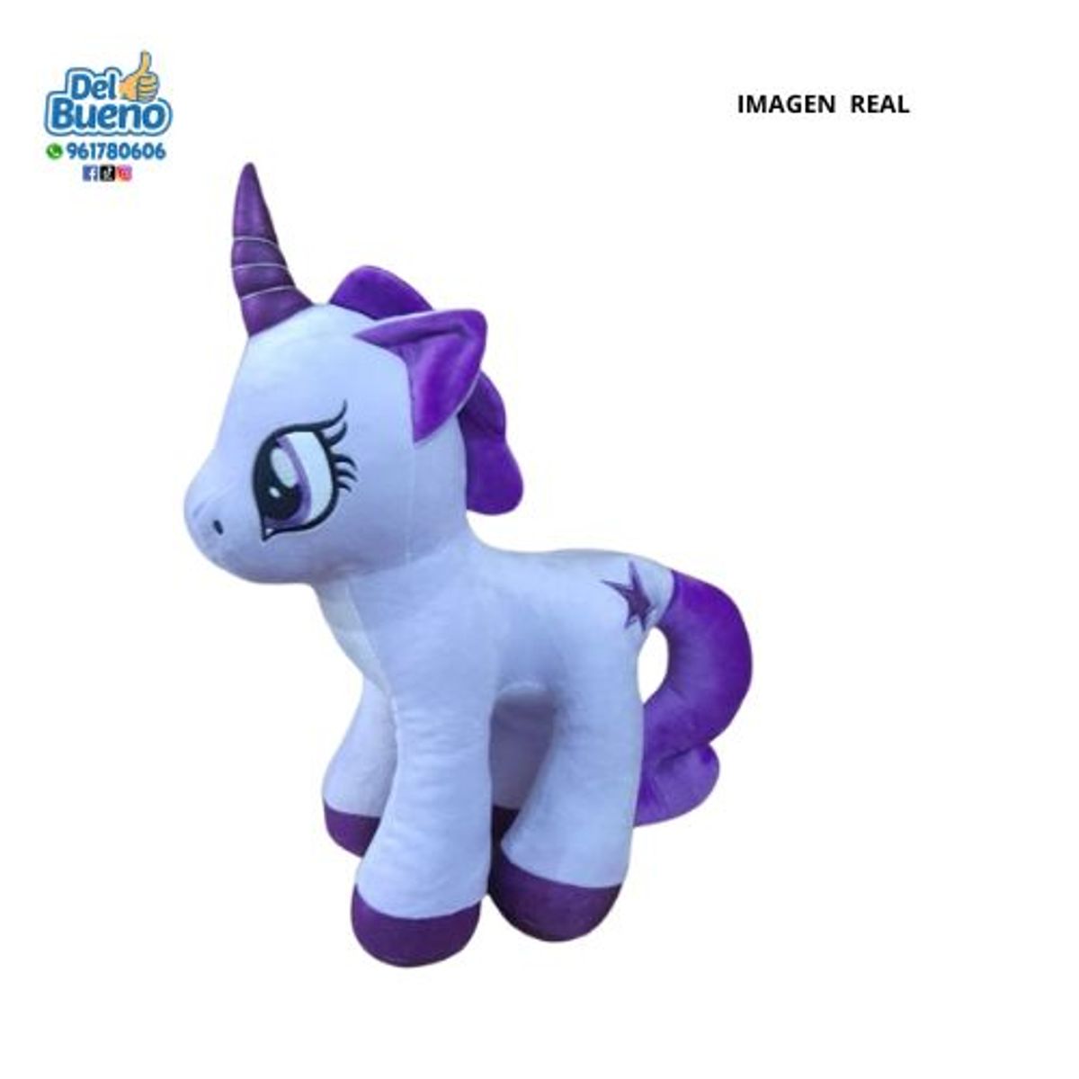 GENERICO - PELUCHE UNICORNIO LILA