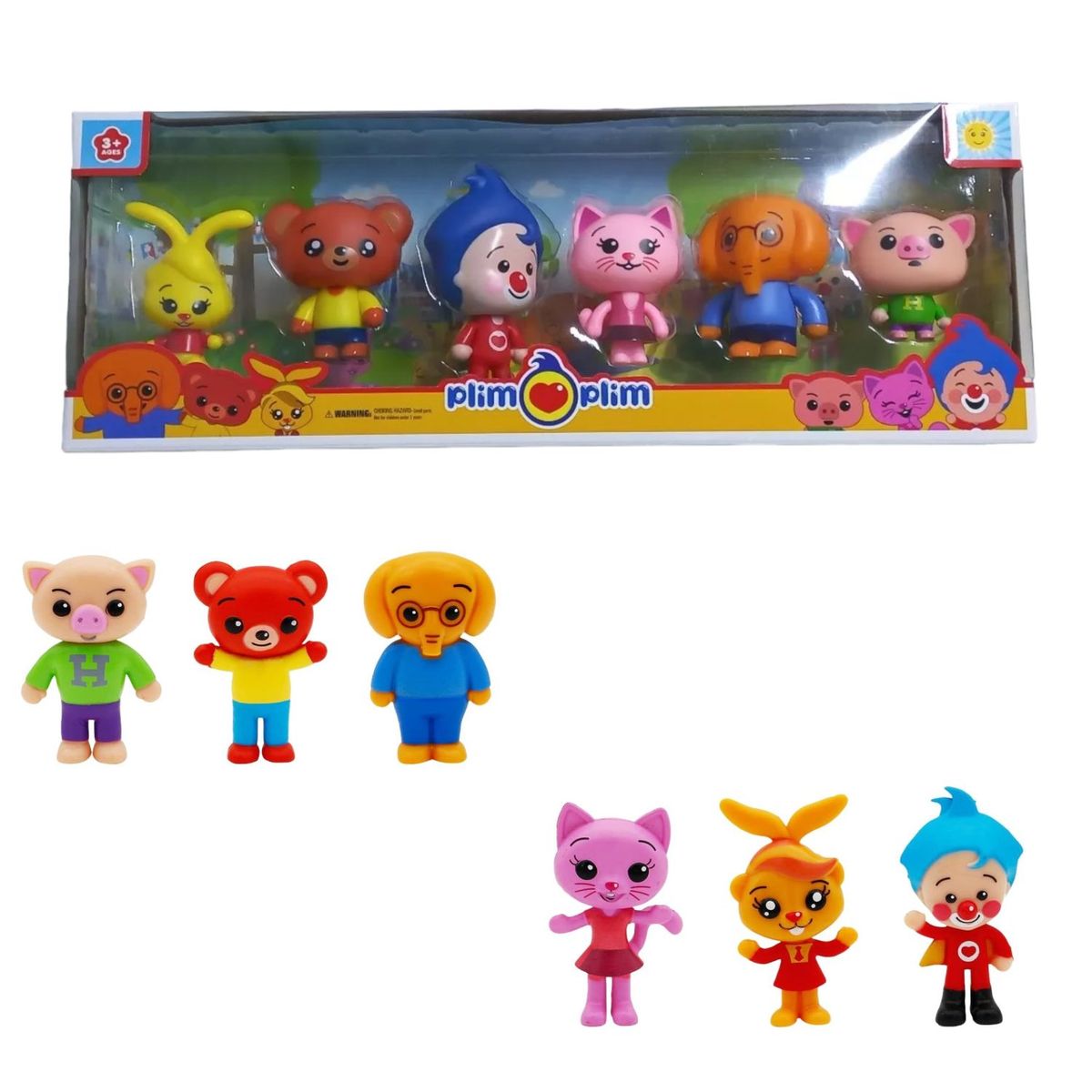 GENERICO - Set Coleccionable De Jebe Plim Plim