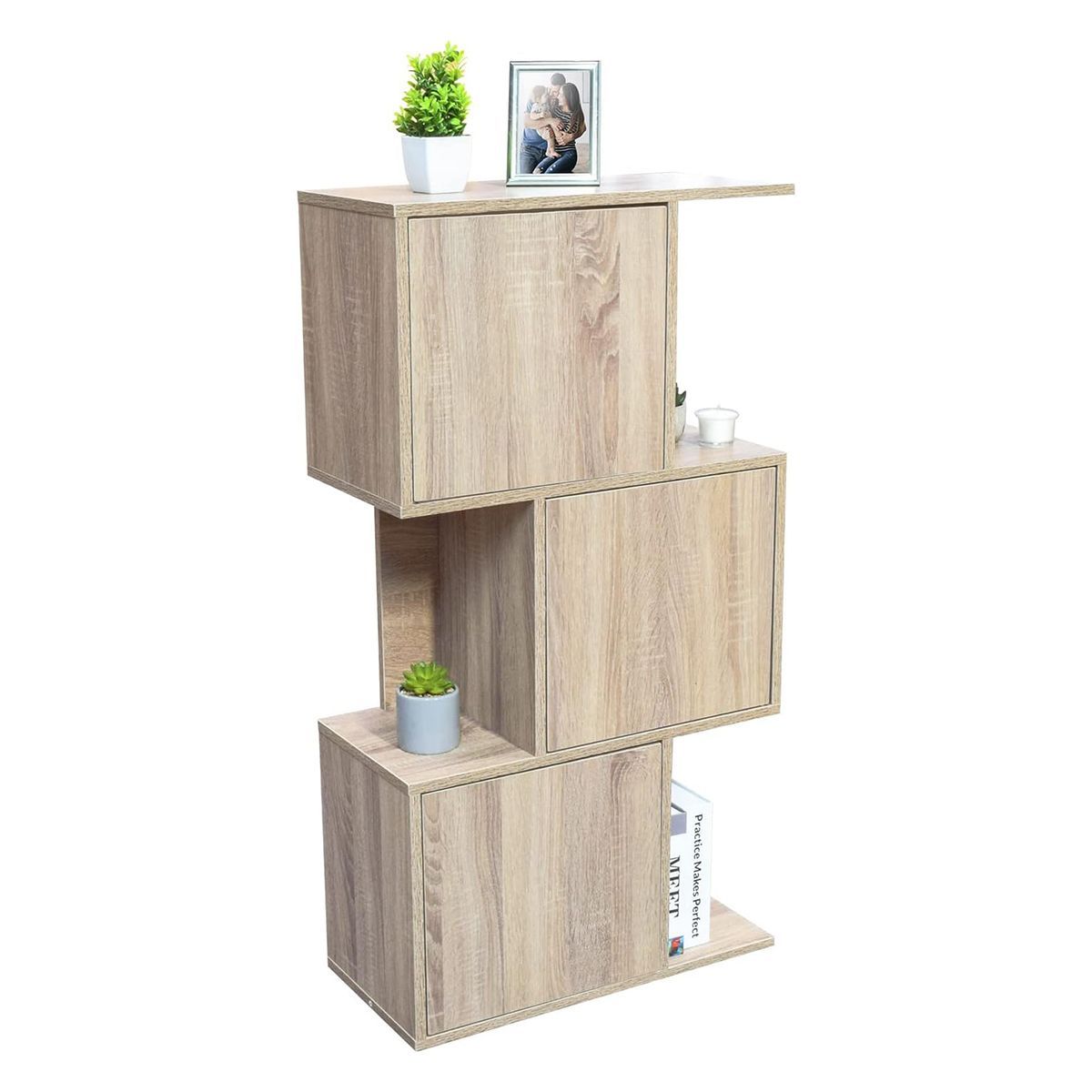 GENERICO - Librero Estante Saitama Color Carvalho - Gaudi