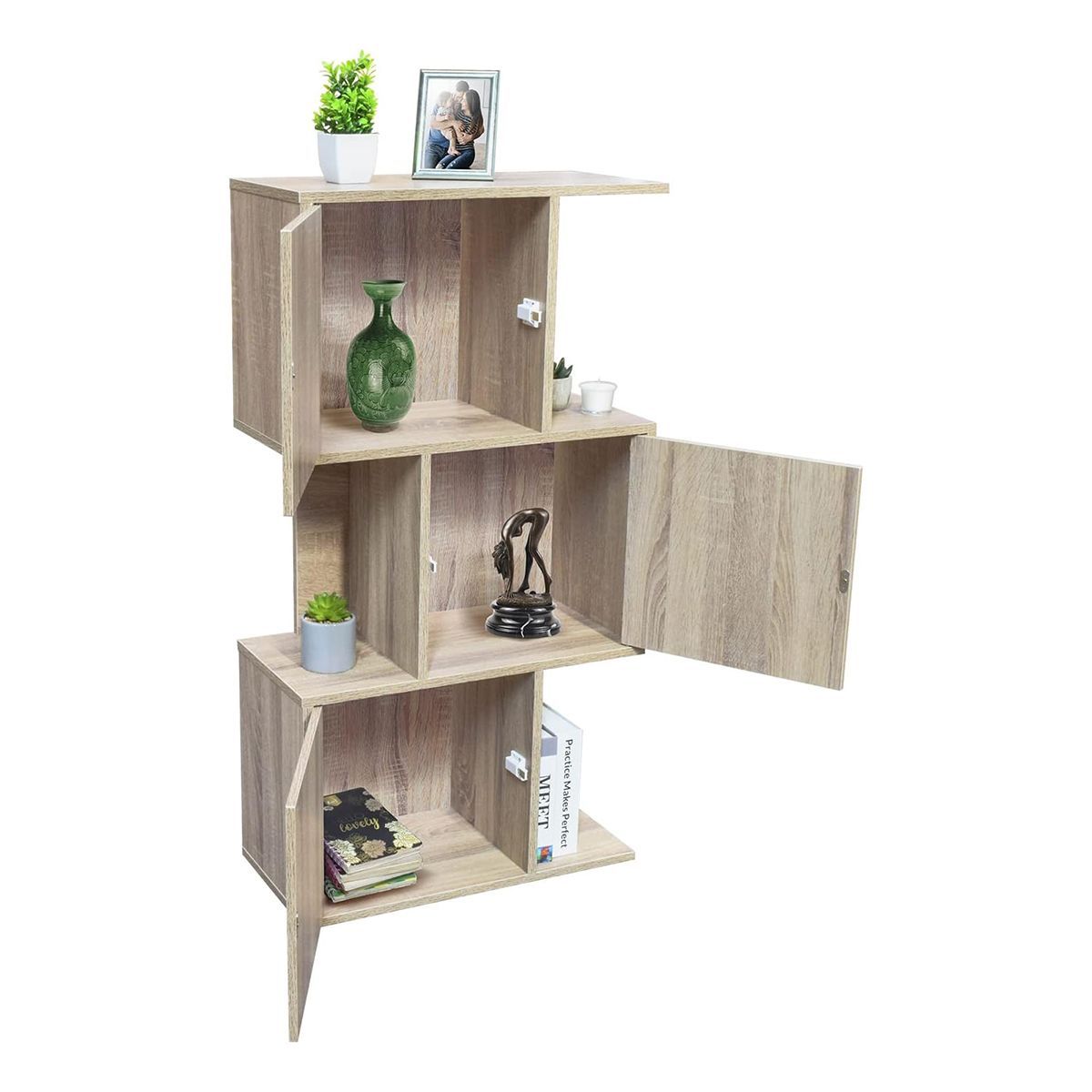 GENERICO - Librero Estante Saitama Color Carvalho - Gaudi