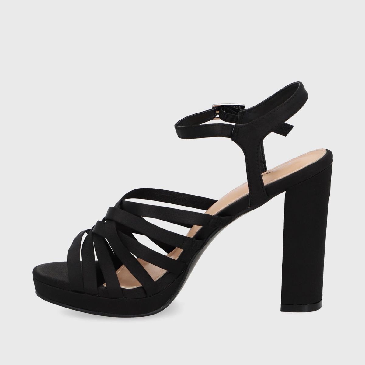 GOTTA - Sandalia Satin Negra Mujer 15837 Gotta