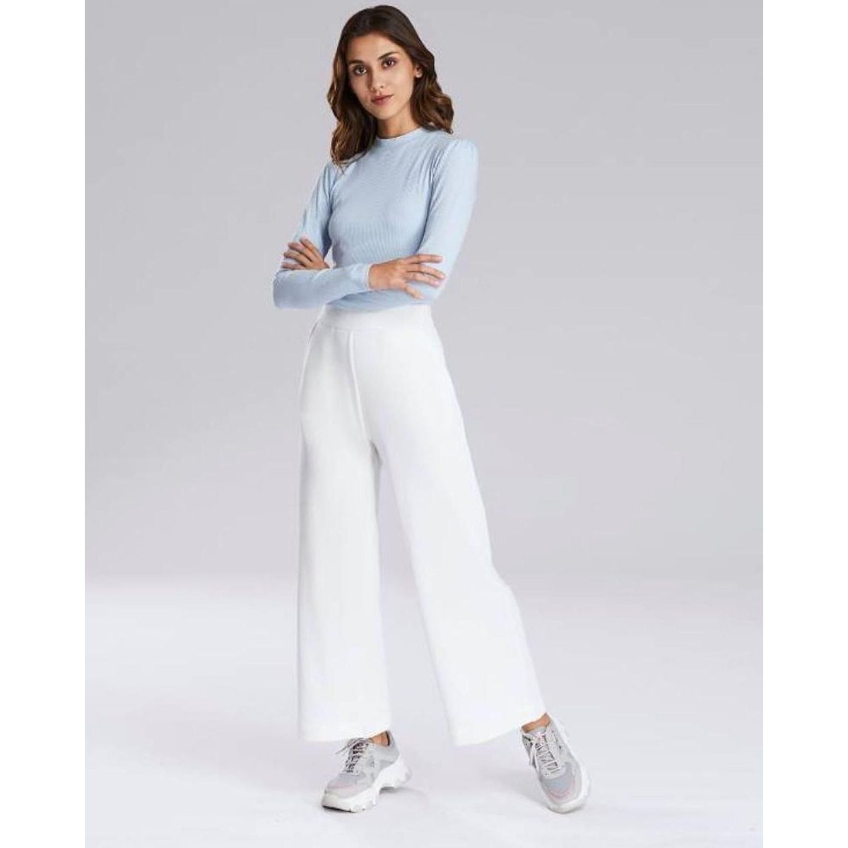 GENERICO - Pantalón palazzo mujer