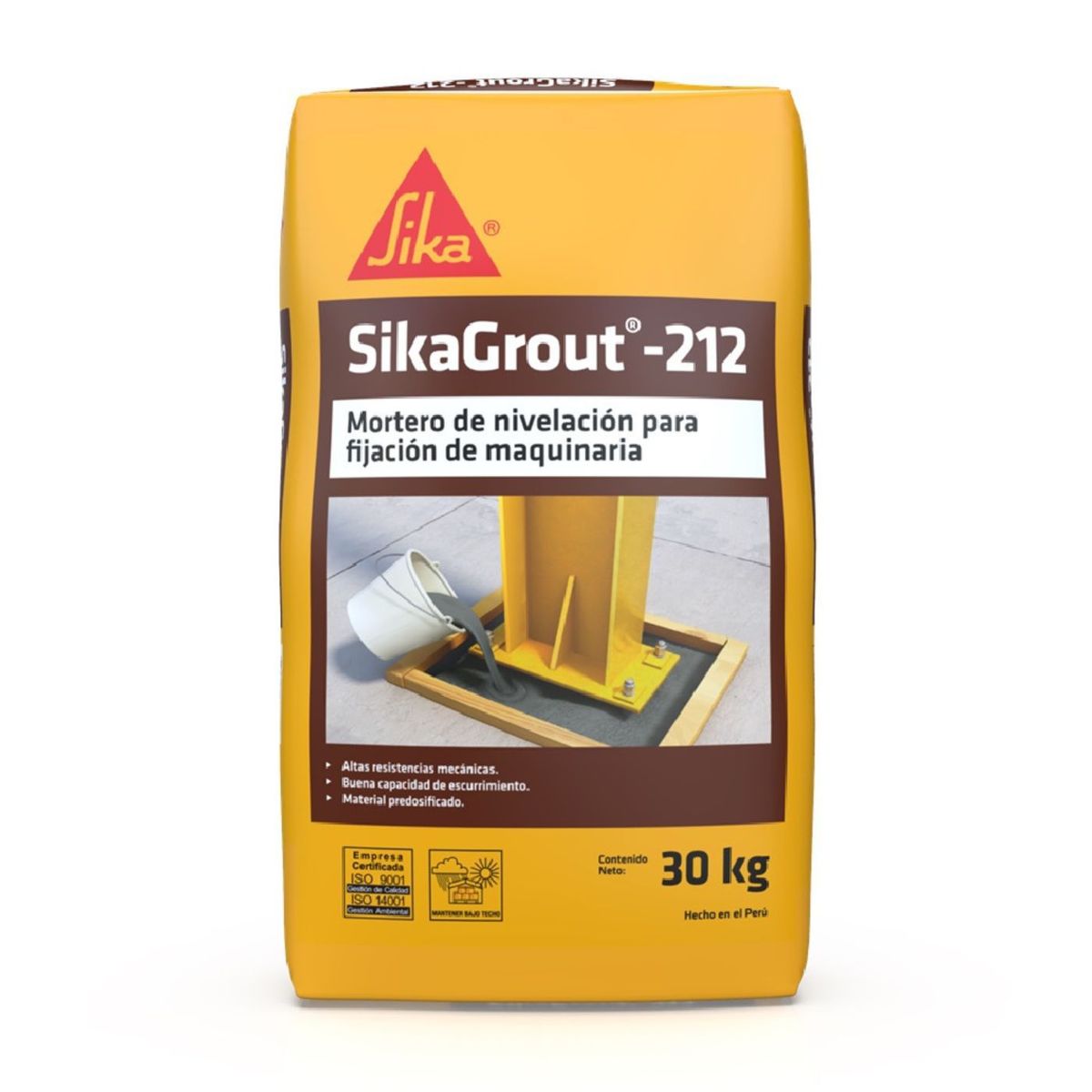 SIKA - Mortero de nivelación Sikagrout®-212 de 30 Kg