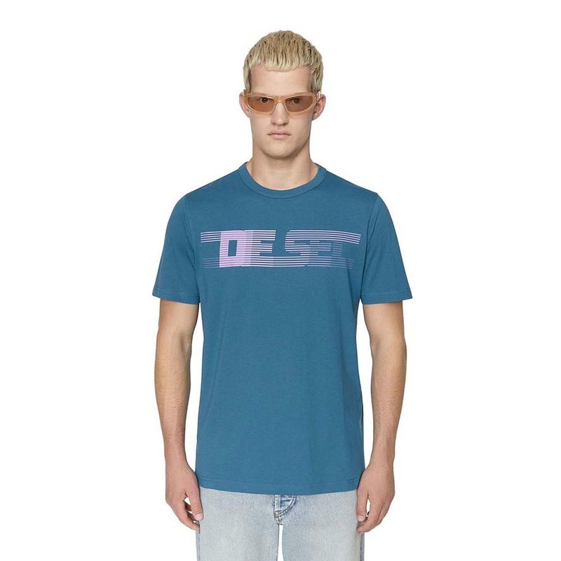DIESEL - Polo Diesel T-Just-E19 T-Shirt Blue Hombre