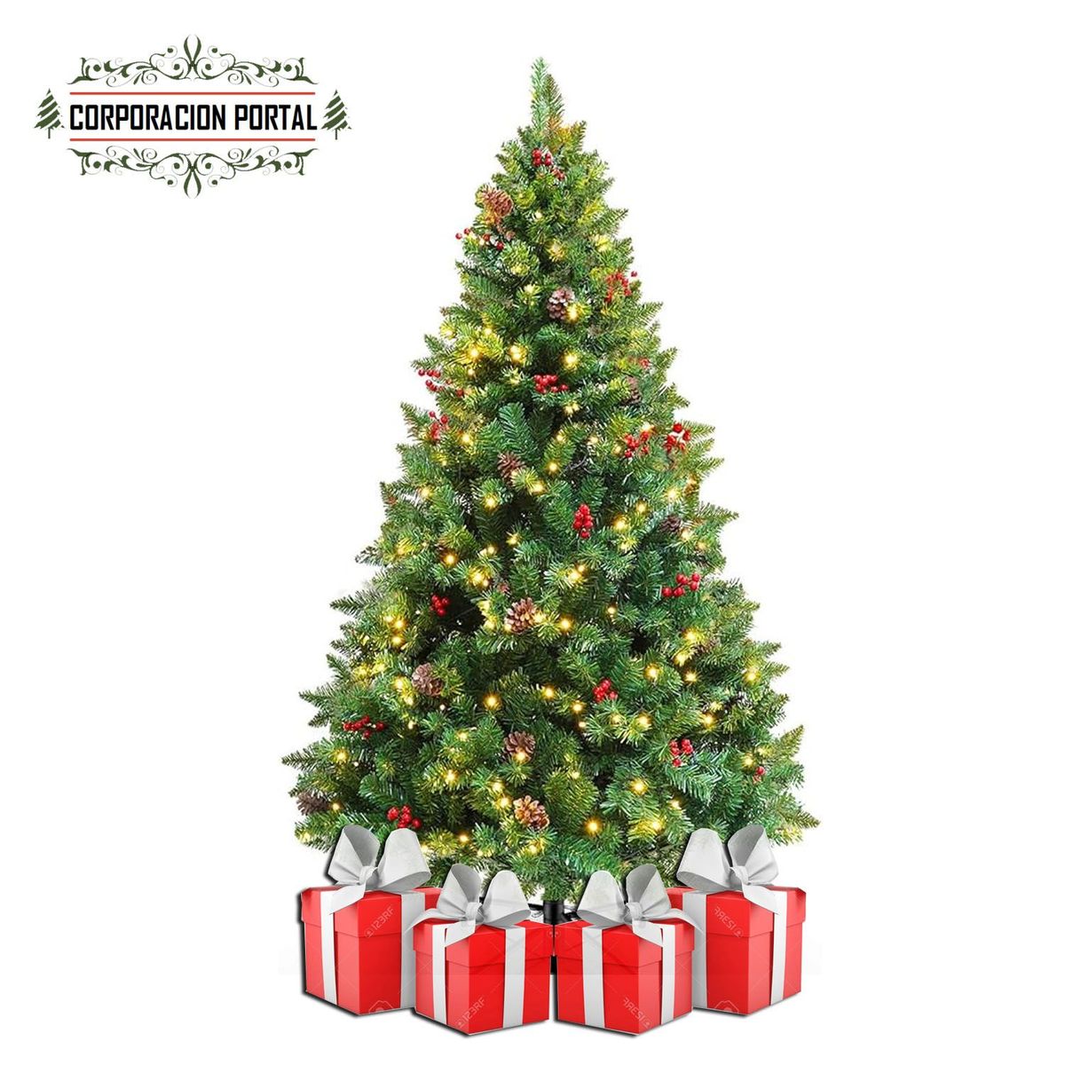 GENERICO - Arbol De Navidad 2.10 Mts Pino Verde