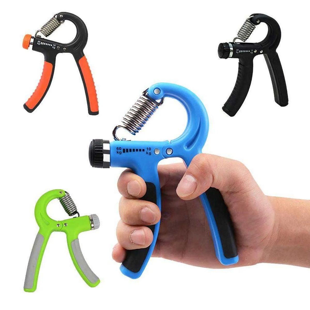 GENERICO - HAND GRIP REGULABLE 10KG A 60KG FORTALECE MANOS Y ANTEBRAZOS