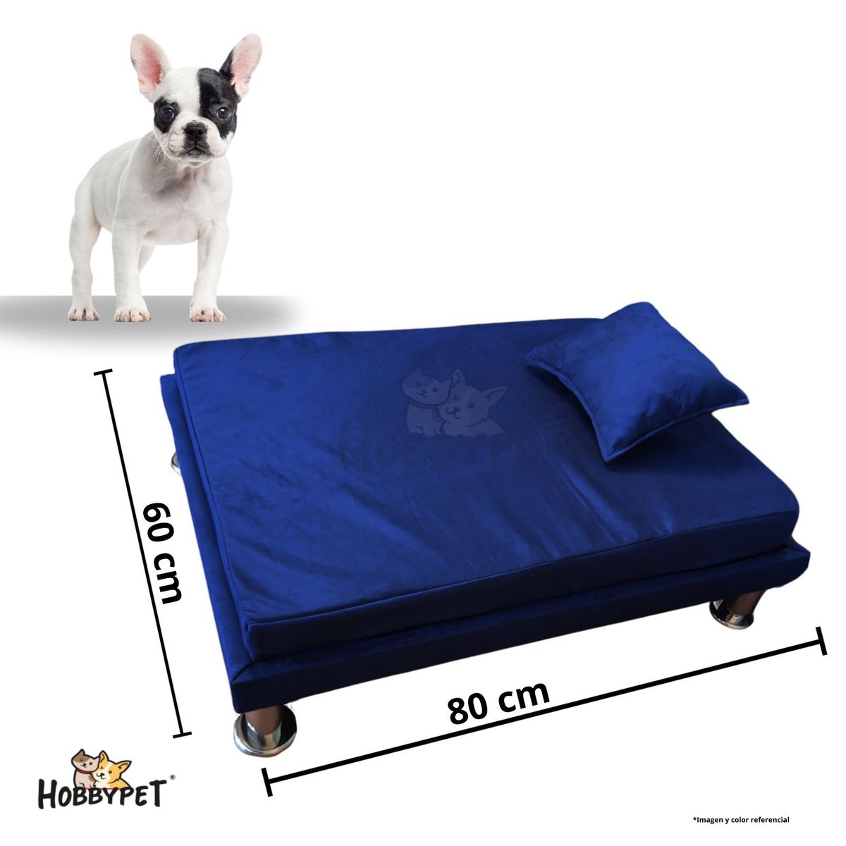 GENERICO - Cama para perro TARIMA DOG - Talla L - Azul