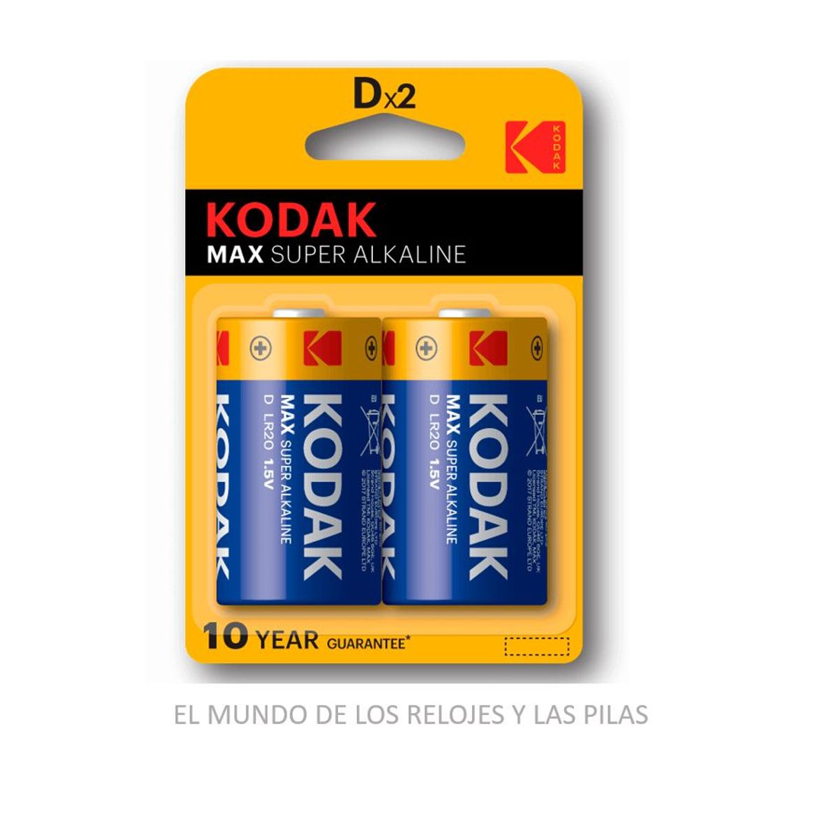 KODAK - PILA D KODAK MAX SUPER ALCALINA