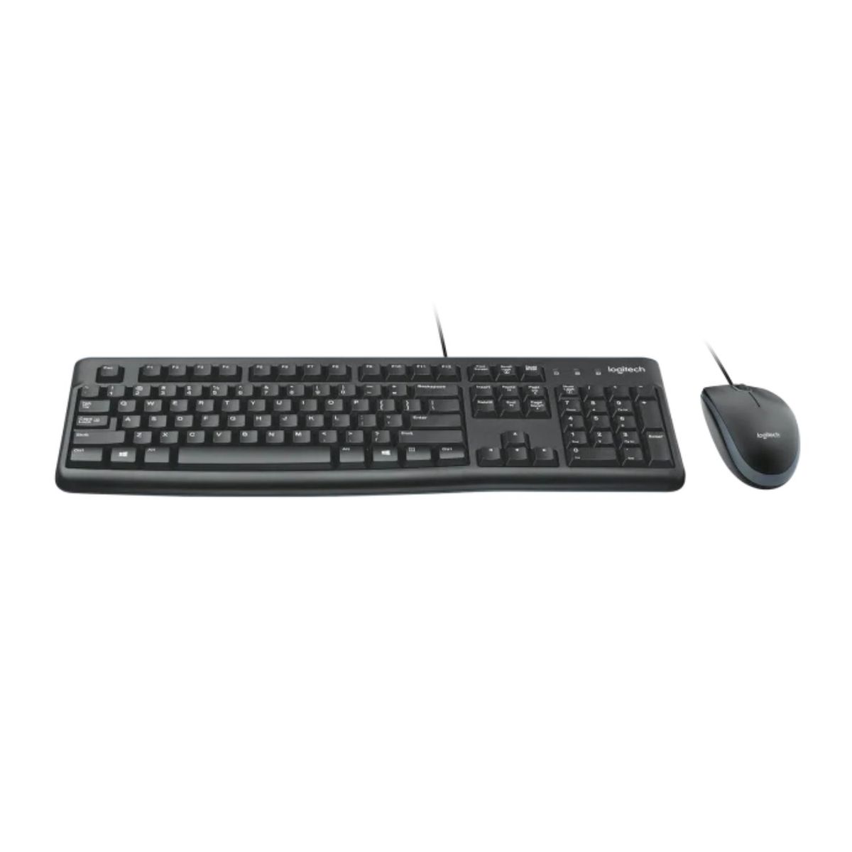 LOGITECH - Combo Teclado y Mouse con Cable MK120 Usb Español