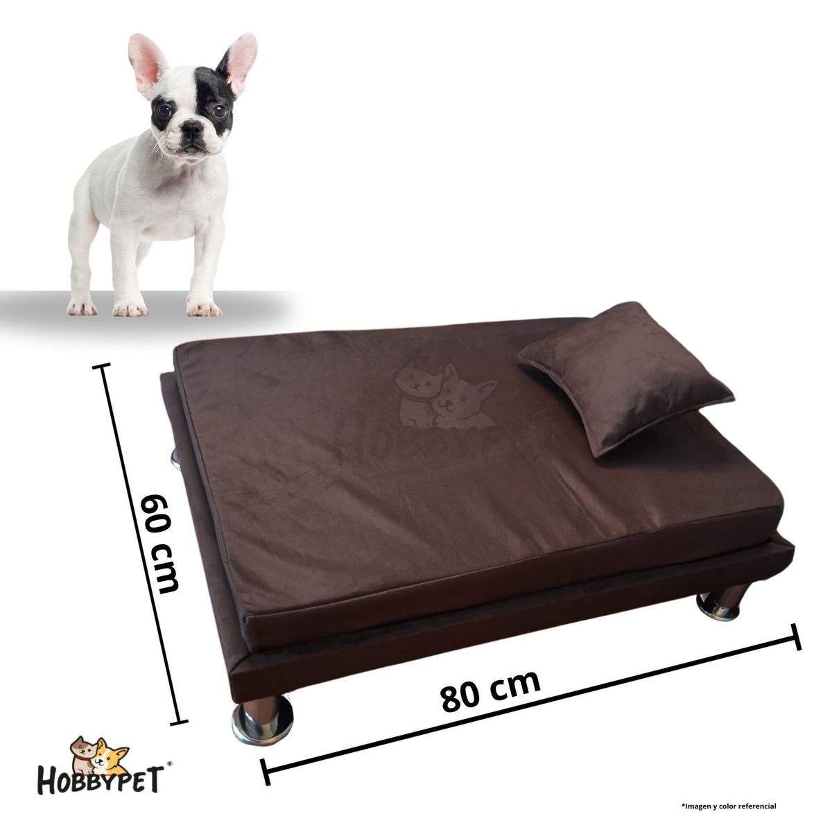 GENERICO - Cama para perro TARIMA DOG - Talla L - Marrón