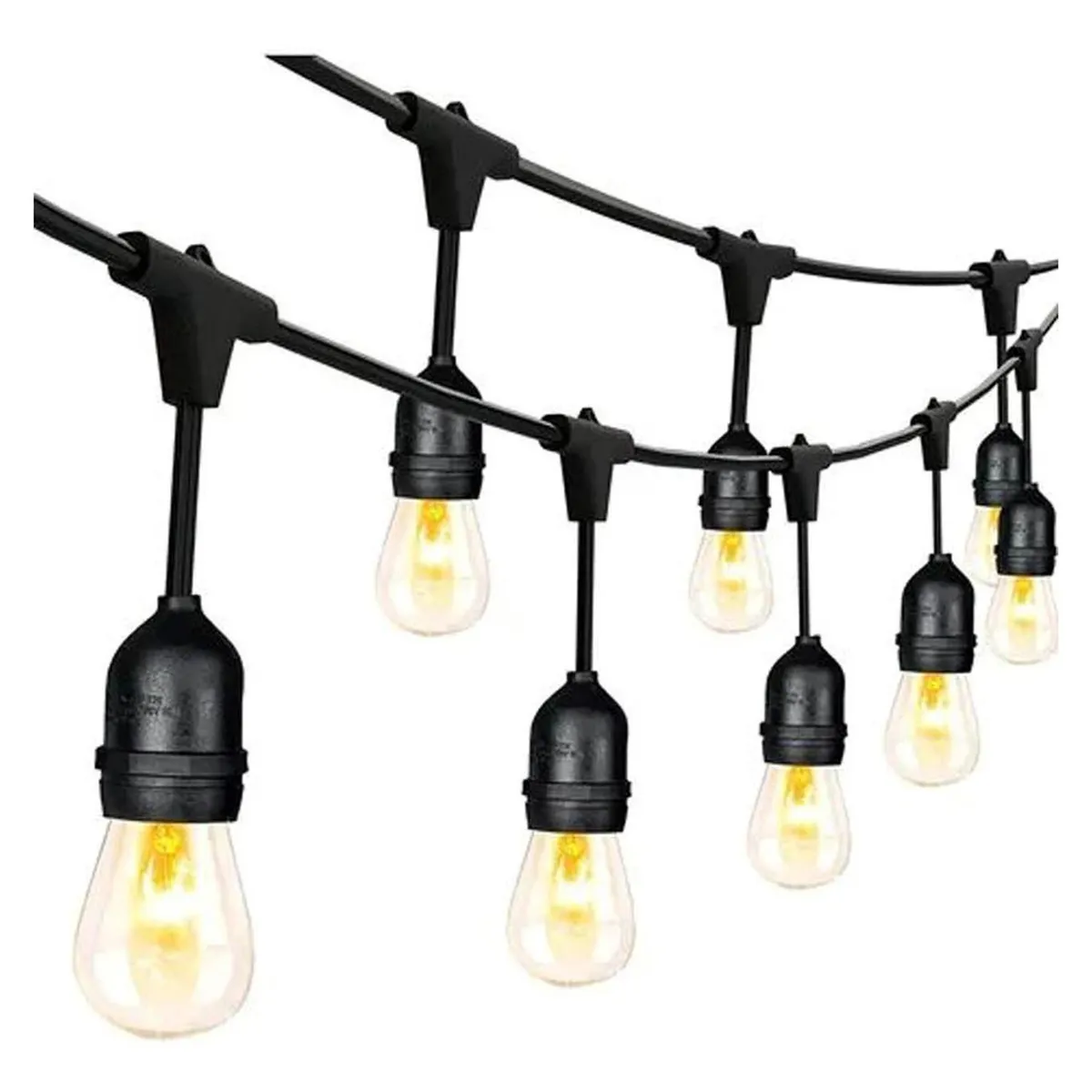 HYUNDAI - Guirnalda Terraza Patio 10 Mtr 20 Amp Incluidas Hyundai