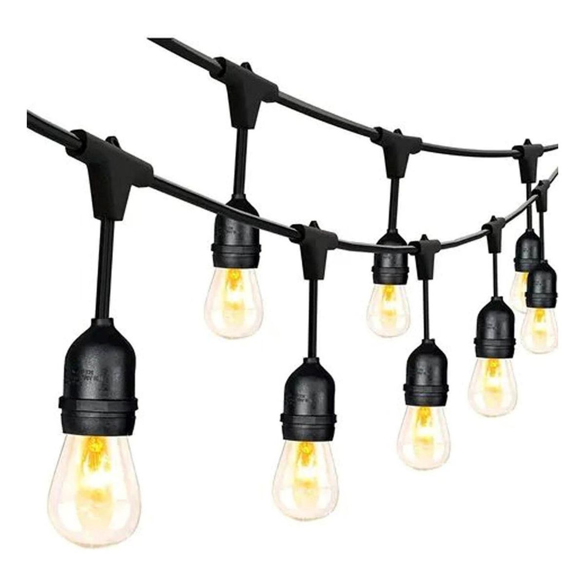 HYUNDAI - Guirnalda Terraza Patio 10 Mtr 20 Amp Incluidas Hyundai