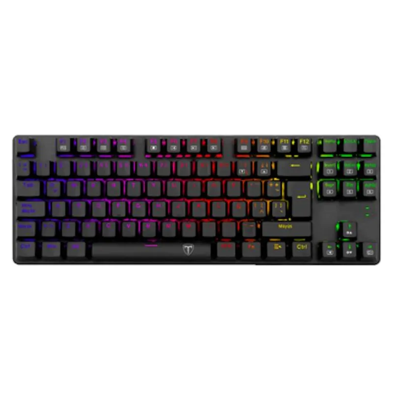 T-DAGGER - TECLADO MECANICO T-DAGGER BORA BLACK RGB ESPAÑOL T-TGK315 SWITCH RED
