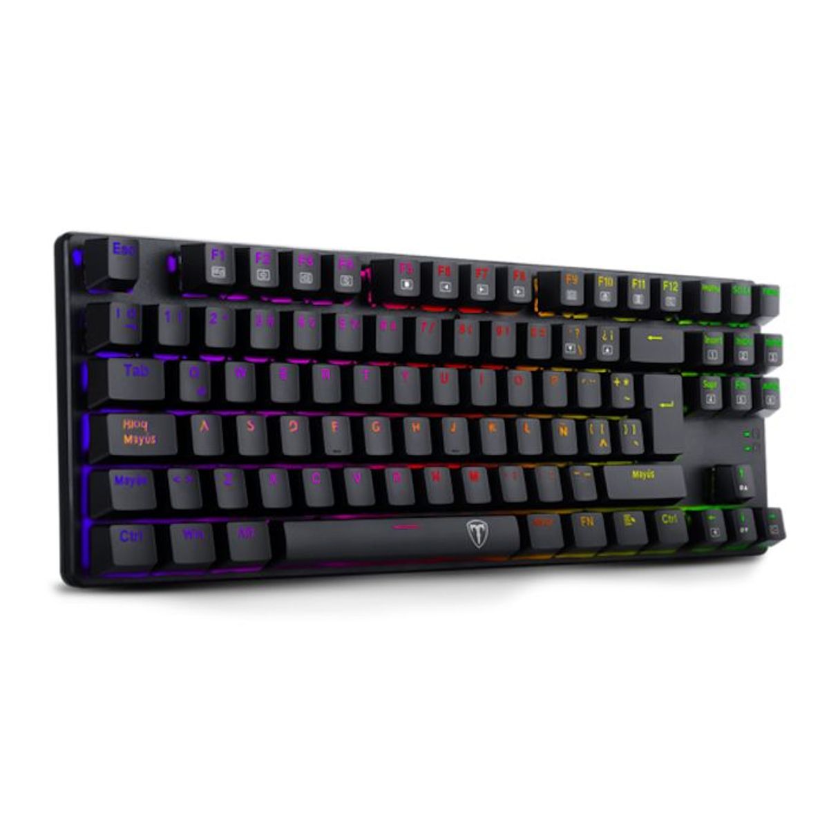 T-DAGGER - TECLADO MECANICO T-DAGGER BORA BLACK RGB ESPAÑOL T-TGK315 SWITCH RED