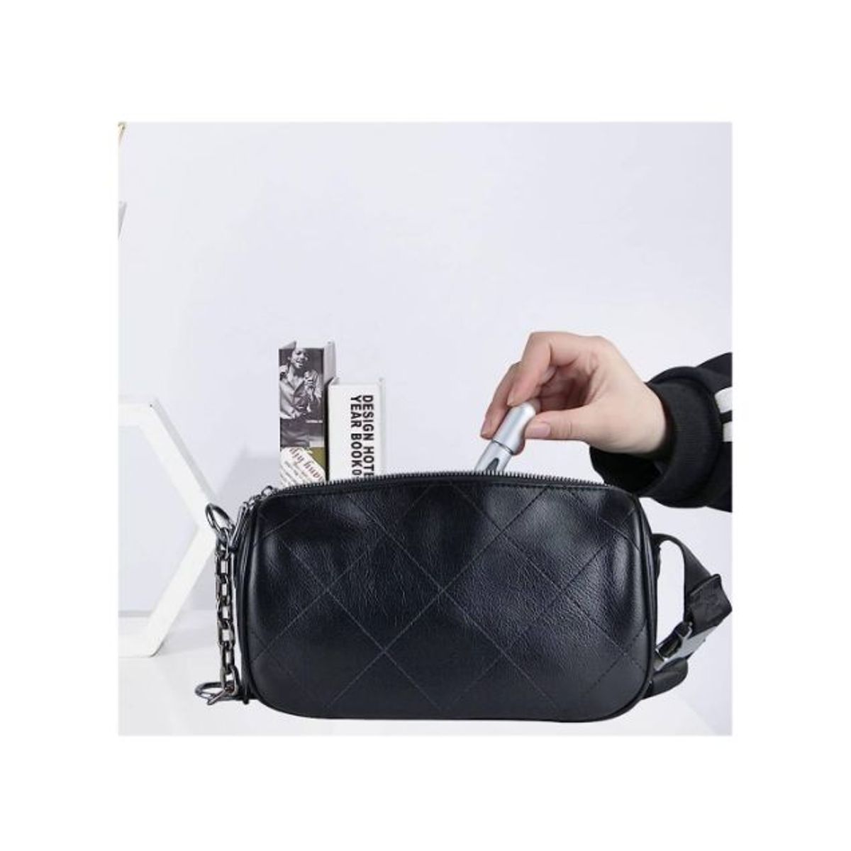 GENERICO - Atomizador de Perfume Dorado Portable 5ml