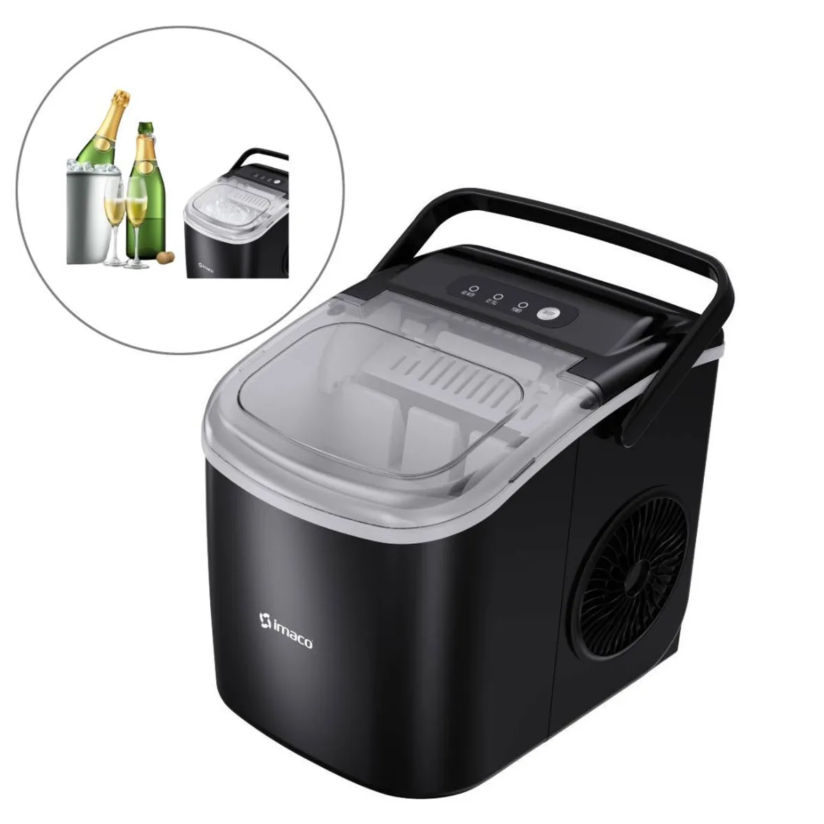 IMACO - Maquina hacer Hielo 12Lts Imaco IMK1209