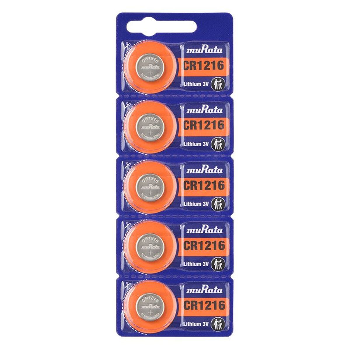 GENERICO - PILA MURATA CR1216 BLISTER 5 UND