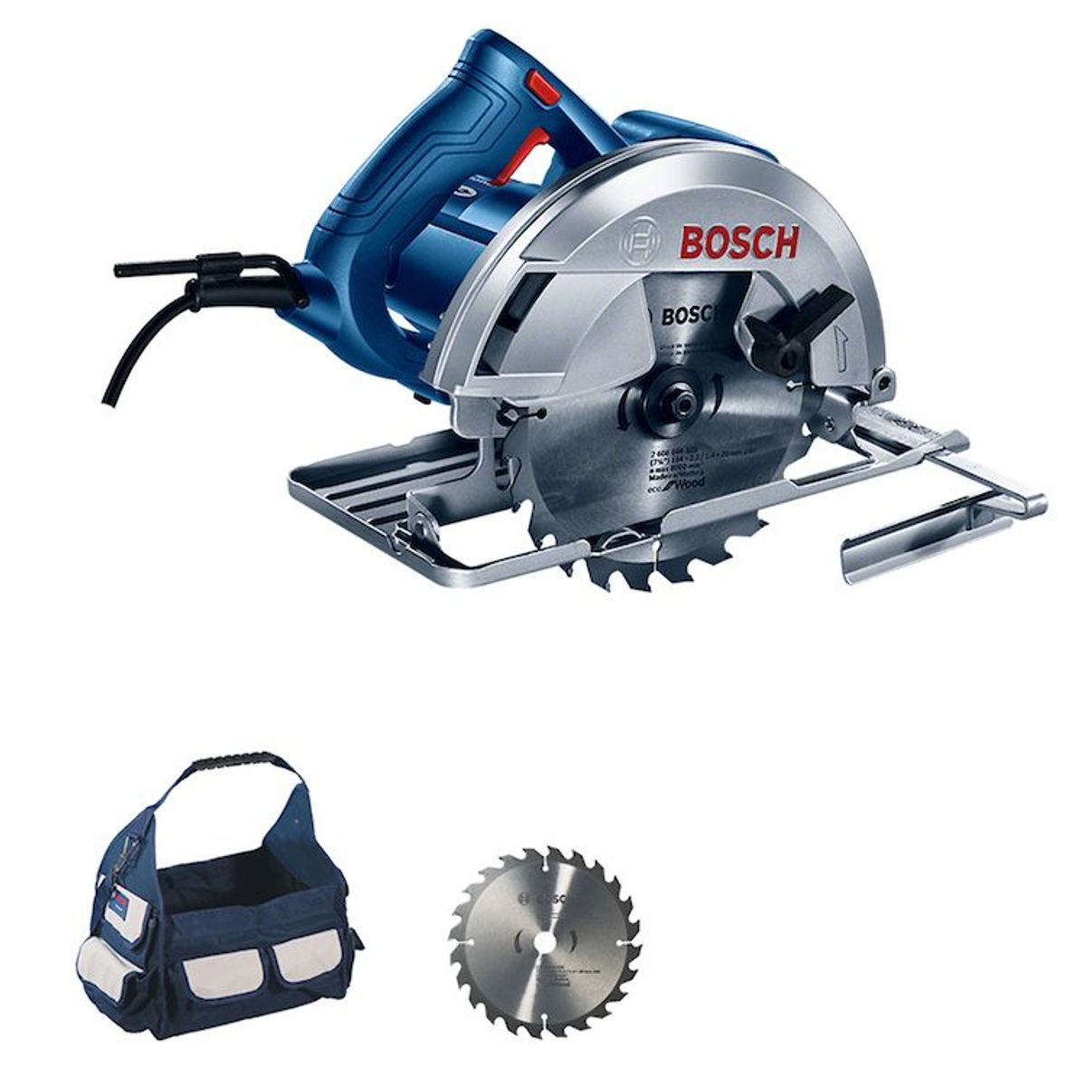 BOSCH - Sierra Circular 7 1/4" 1500W + Bolso Bosch GKS 150