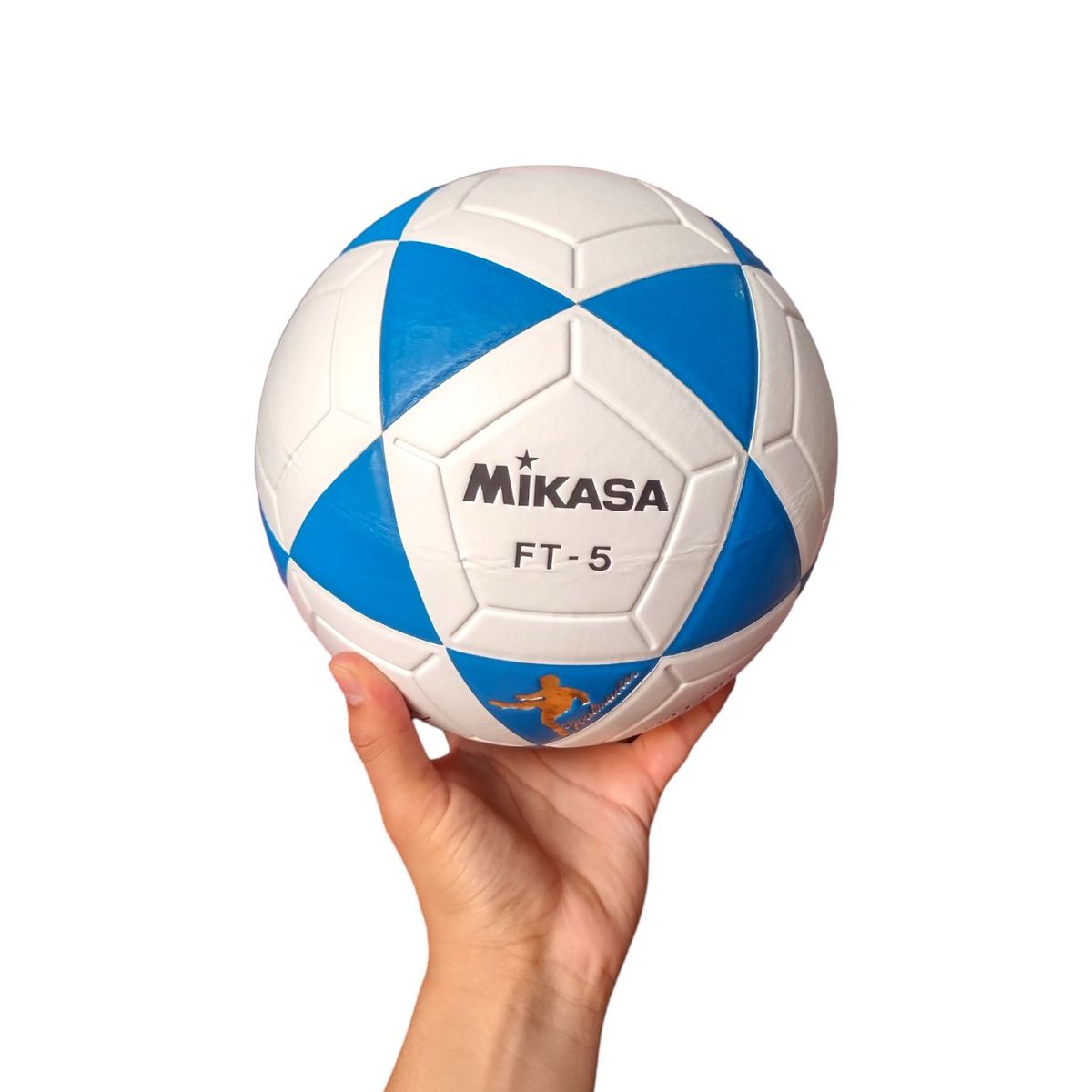 MIKASA - Pelota Mikasa de Futbol  FT-5 Celeste