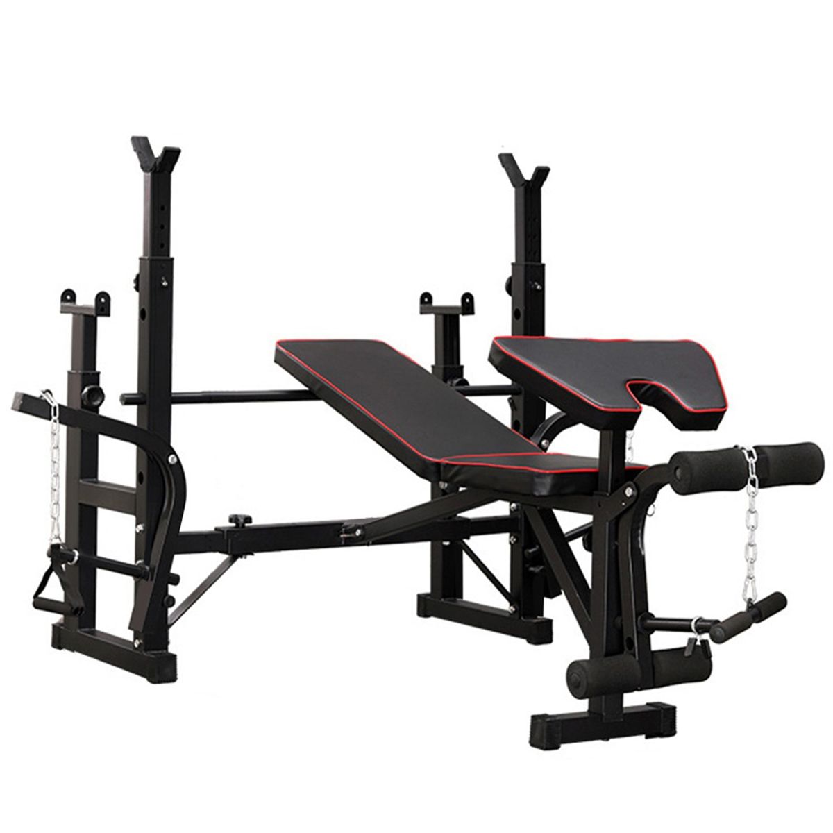 REAL FITNESS PERU - Banca DDS Doble Rack REAL FITNESS PERU