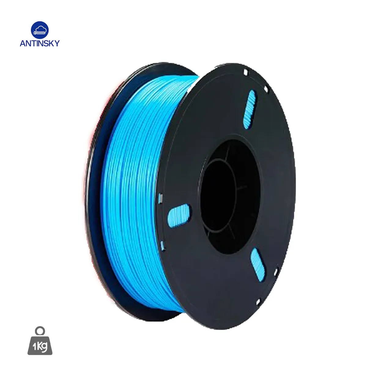 GENERICO - Antinsky Filamento de Impresión 3D 175mm PLA+ Sky Blue